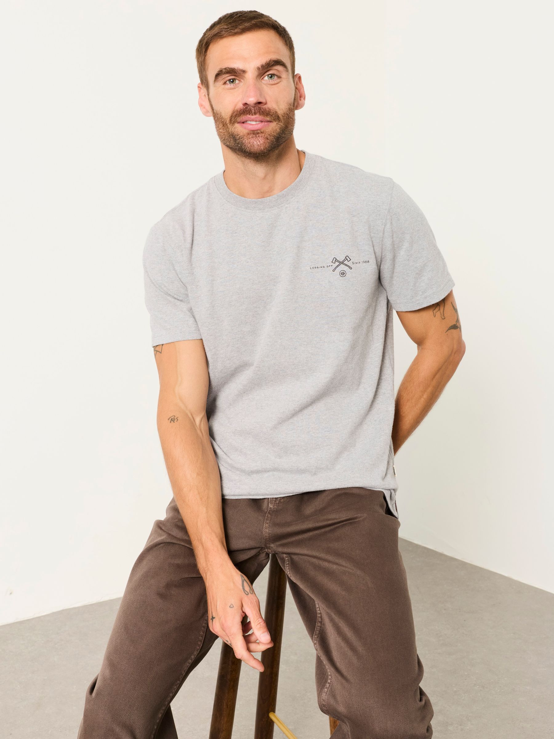 Grey BeaverJack Graphic T-Shirt - Image 2 of 7