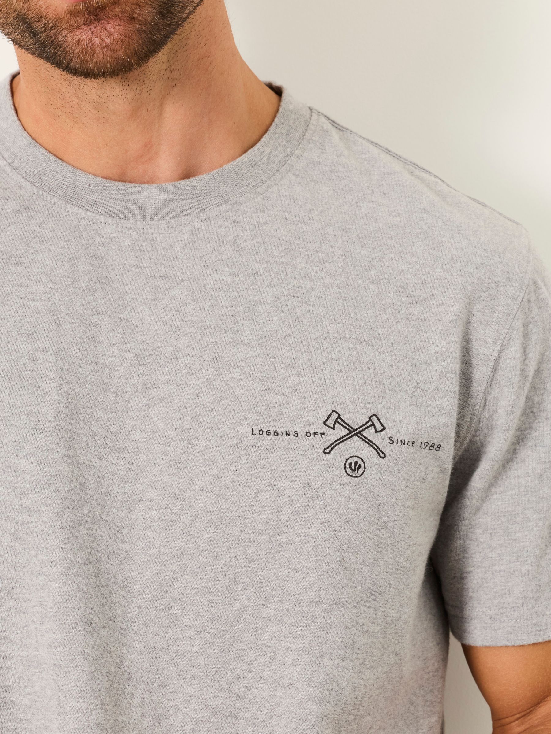 Grey BeaverJack Graphic T-Shirt - Image 3 of 7