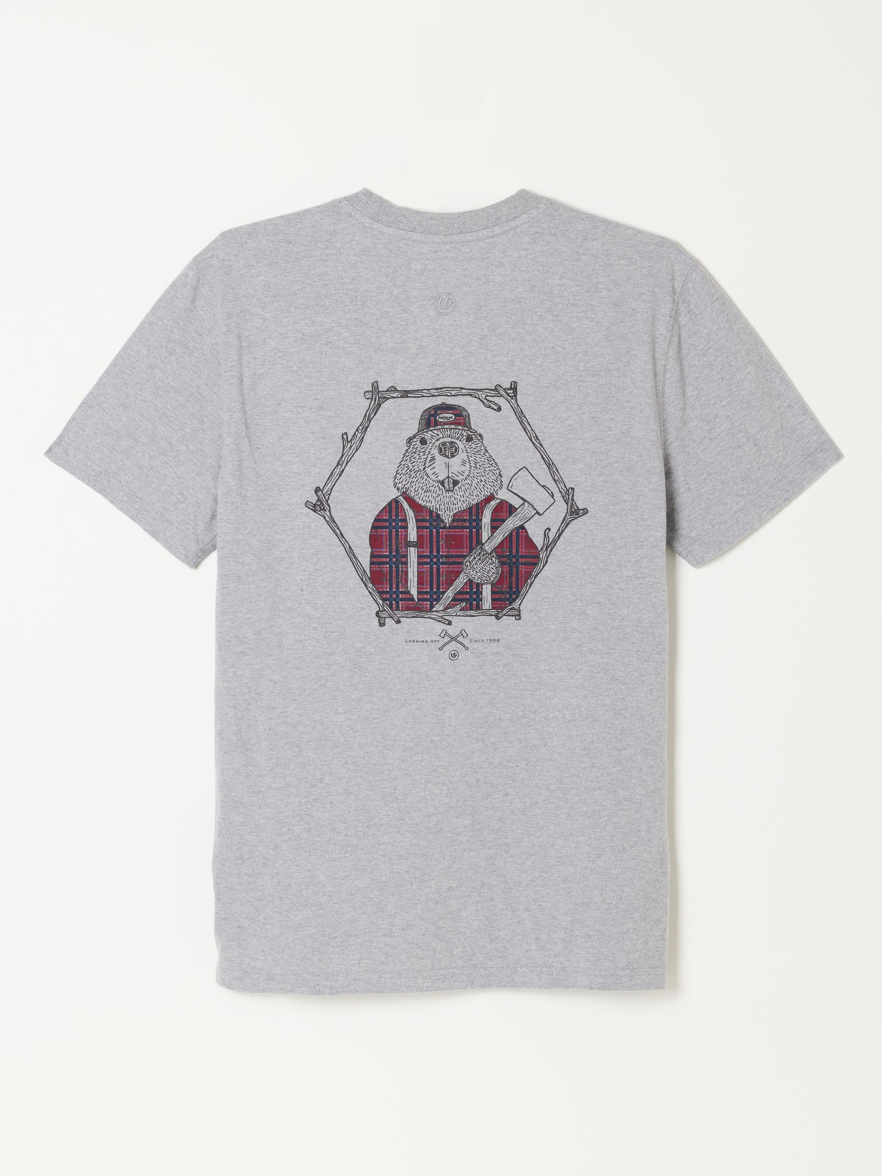 Grey BeaverJack Graphic T-Shirt - Image 7 of 7 Grey BeaverJack Graphic T-Shirt - Image 7 of 7