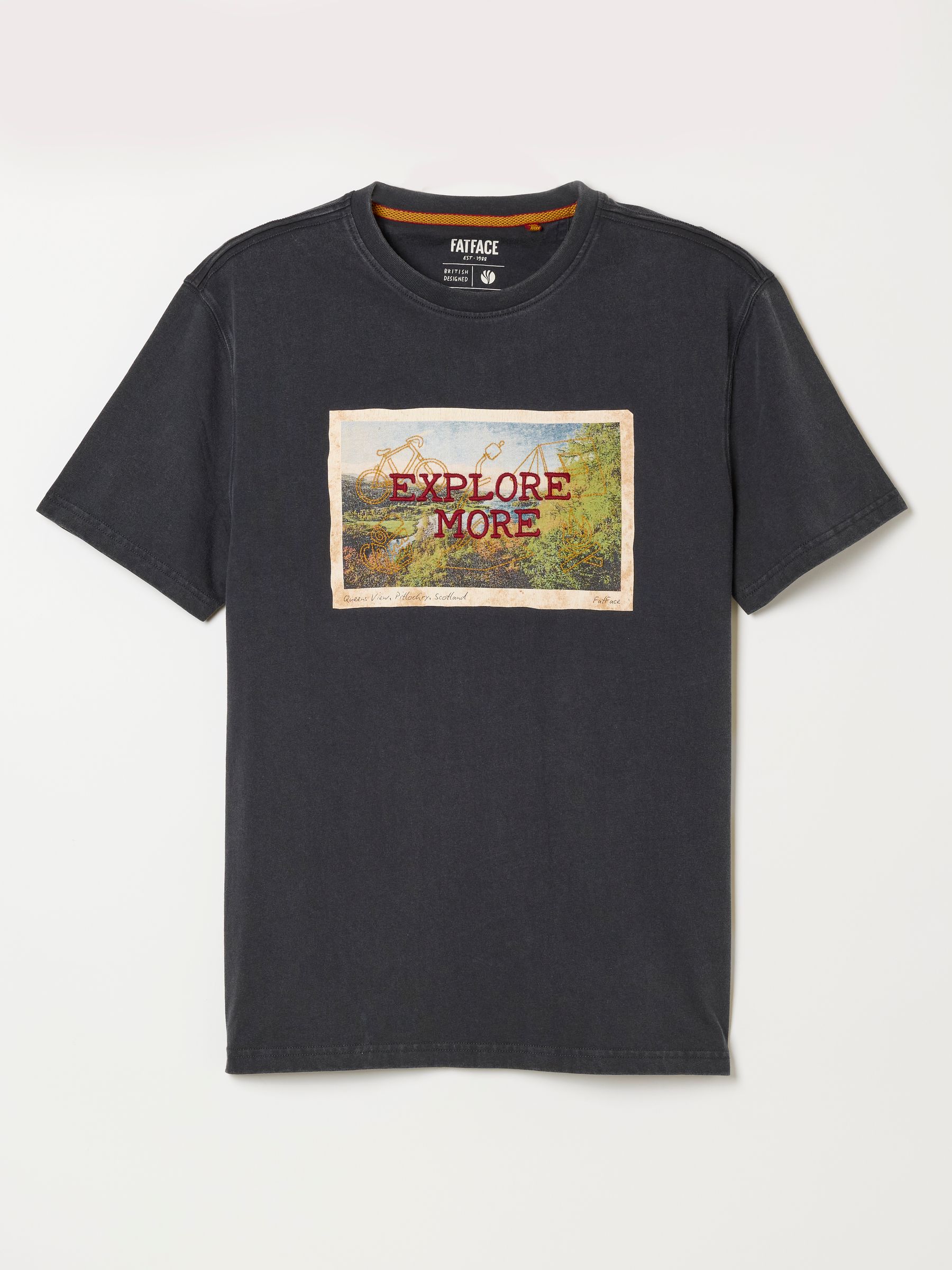 Washed Black Explore More Graphic T-Shirt - Image 6 of 6