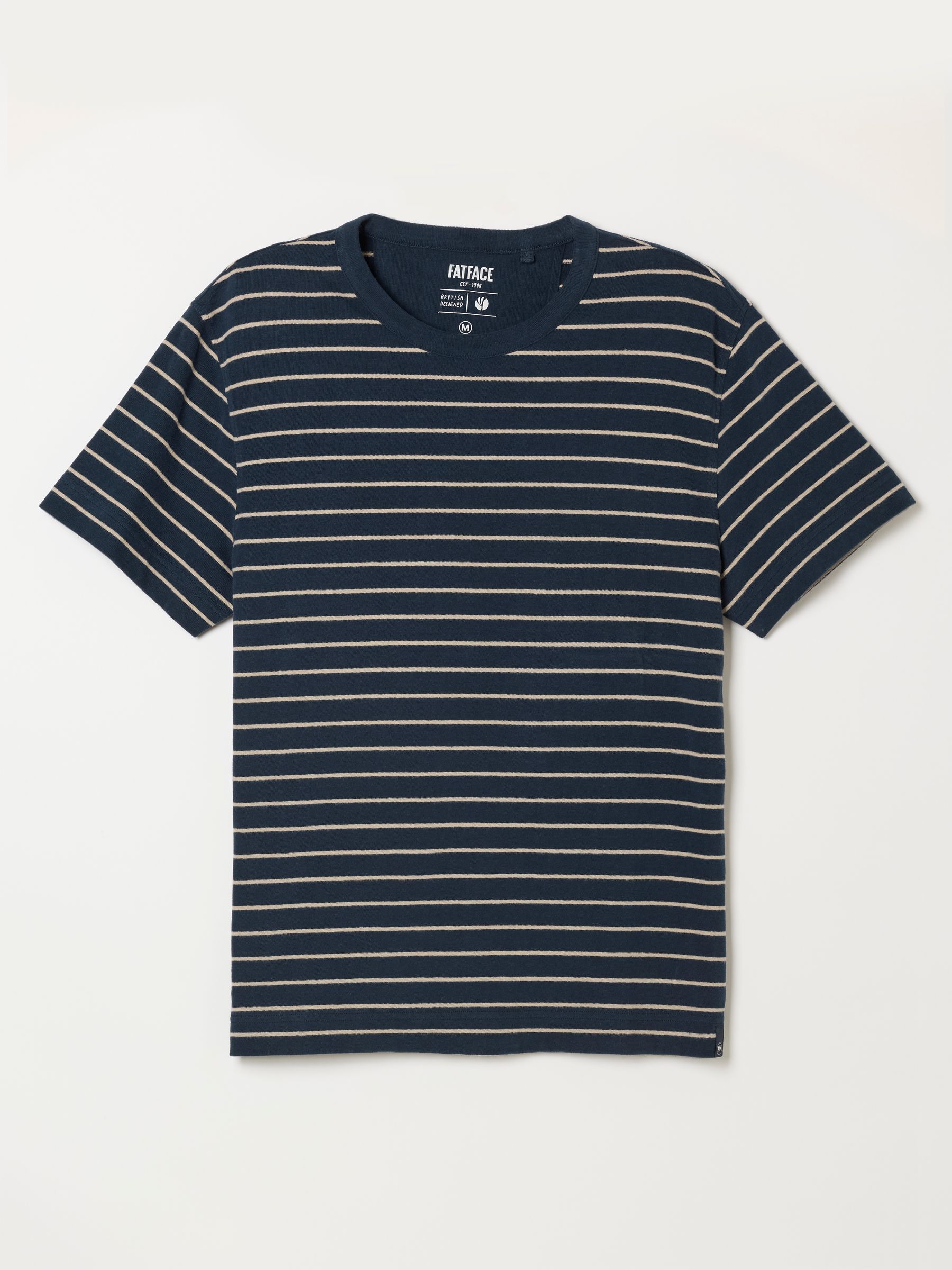 Short Sleeve Stripe T-Shirt in Navy - Image 6 of 6