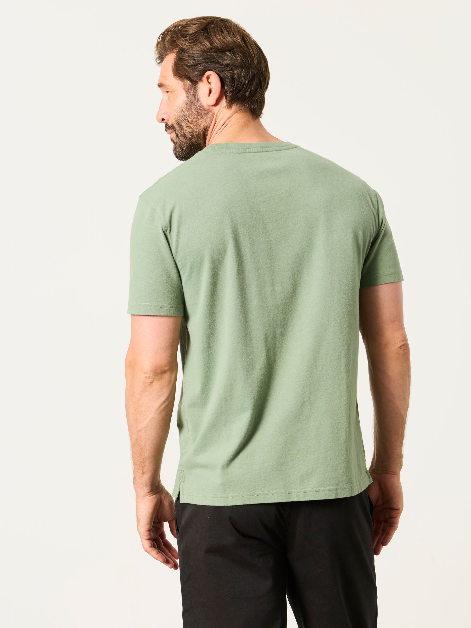 Lulworth Dusky Green T-Shirt - Image 2 of 6 Lulworth Dusky Green T-Shirt - Image 2 of 6