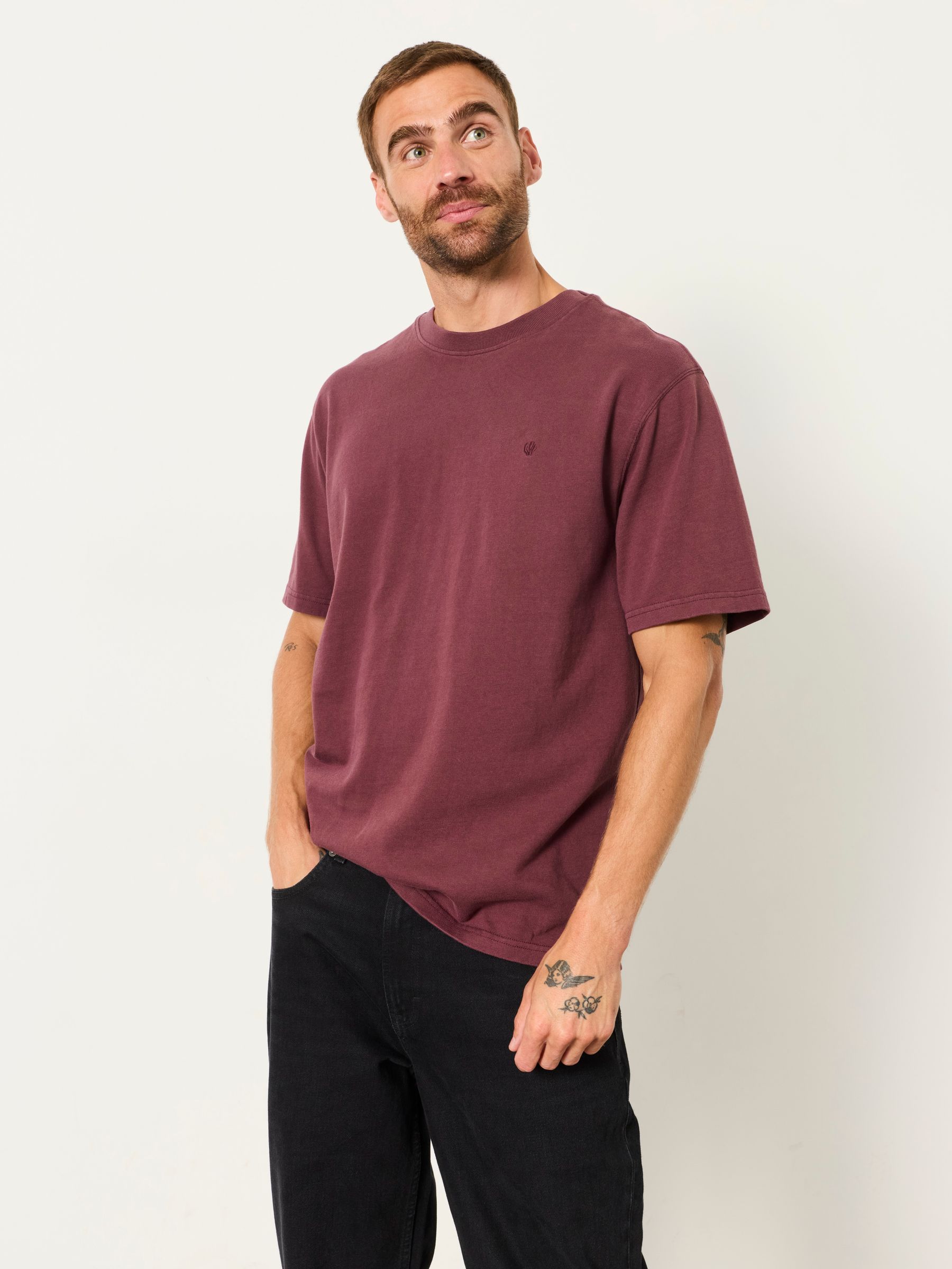 Dusky Purple Alton Short Sleeve Tshirt - Image 1 of 6