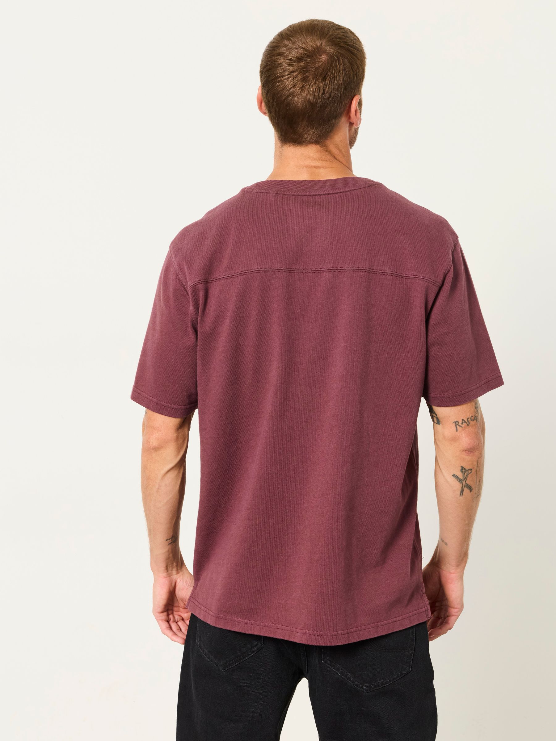 Dusky Purple Alton Short Sleeve Tshirt - Image 2 of 6