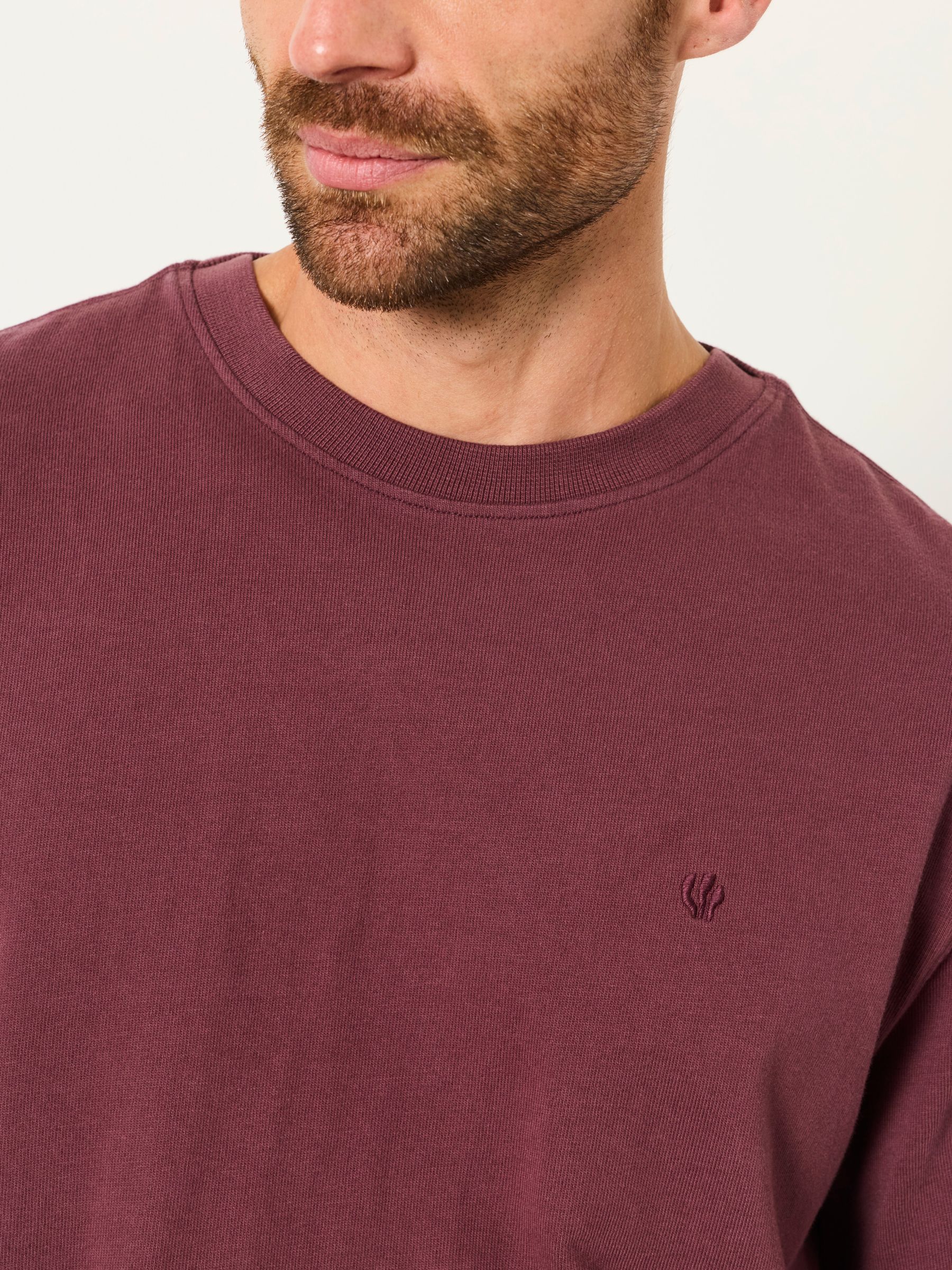 Dusky Purple Alton Short Sleeve Tshirt - Image 3 of 6