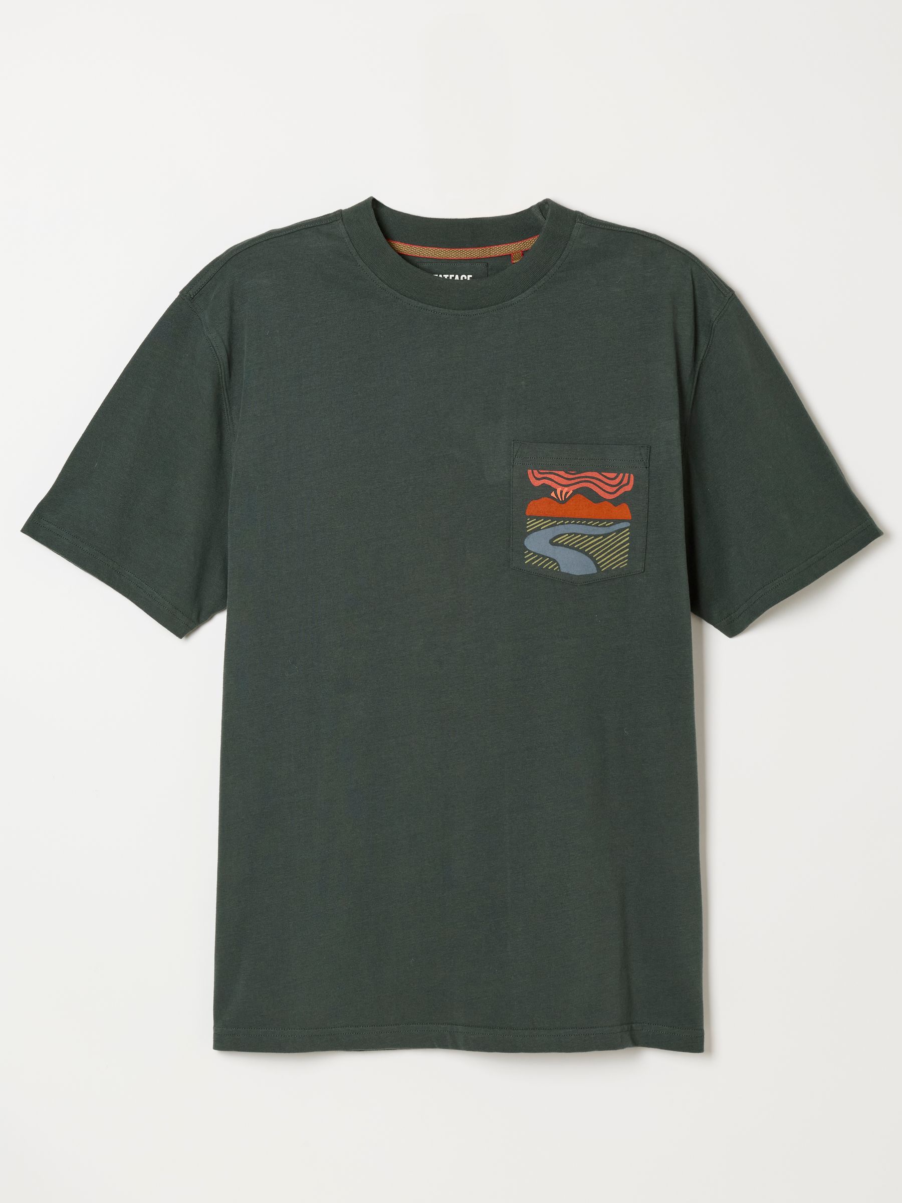 Dark Green Horizon Graphic T-Shirt - Image 6 of 7