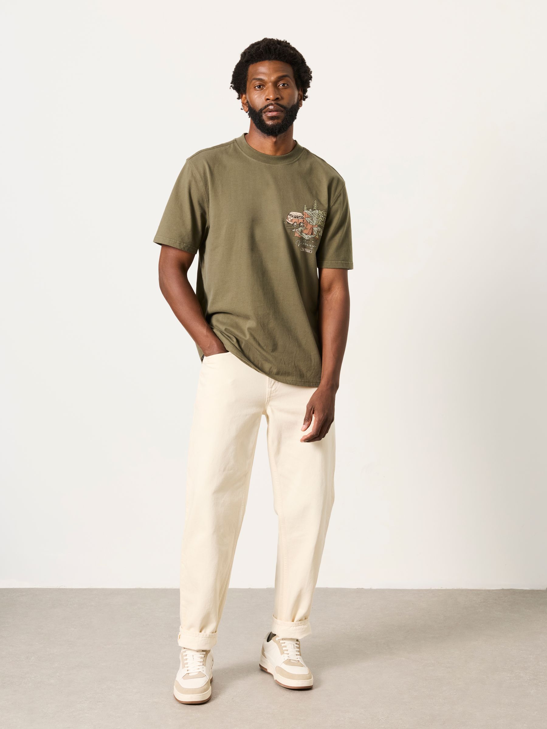 Khaki Green VW Fast and Free T-Shirt - Image 2 of 7