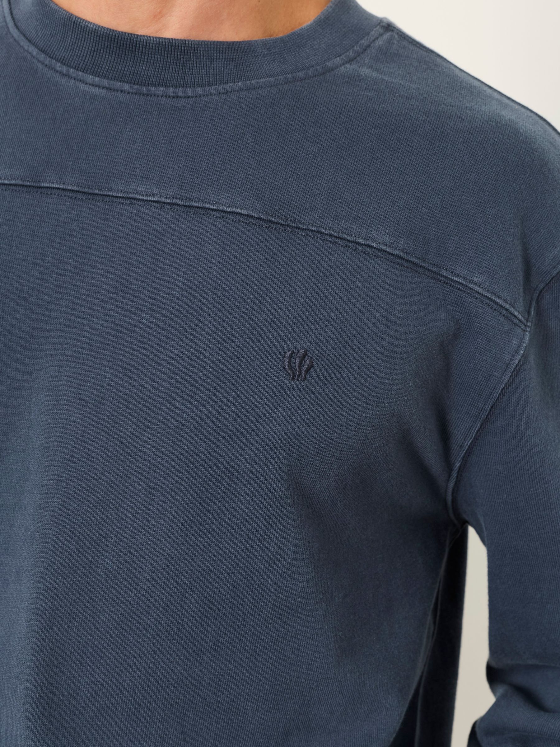 French Navy Long Sleeve Alton T-Shirt - Image 3 of 6