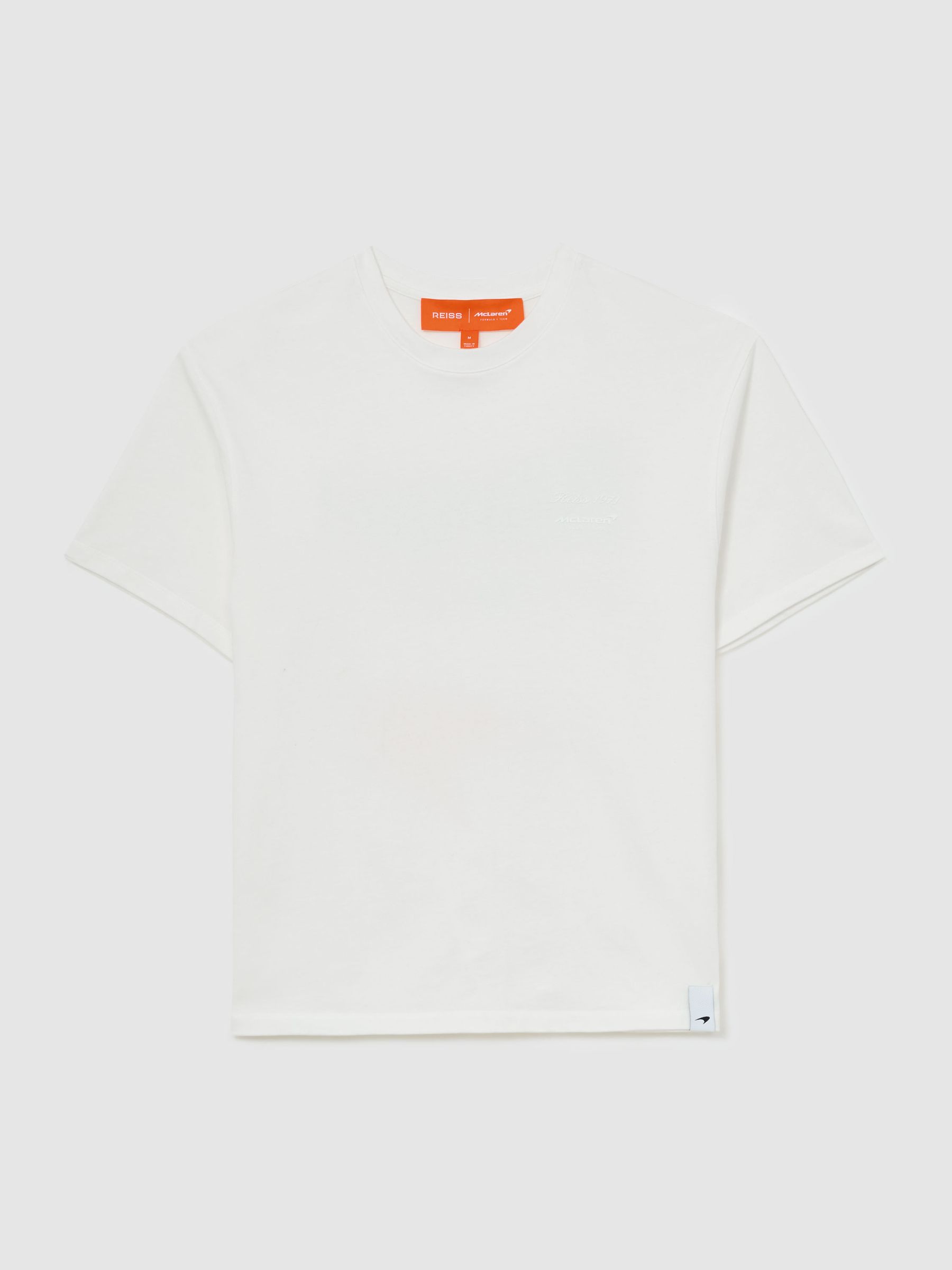 McLaren Racing Motorsport Relaxed T-Shirt Unisex-Fit in White - Image 2 of 7