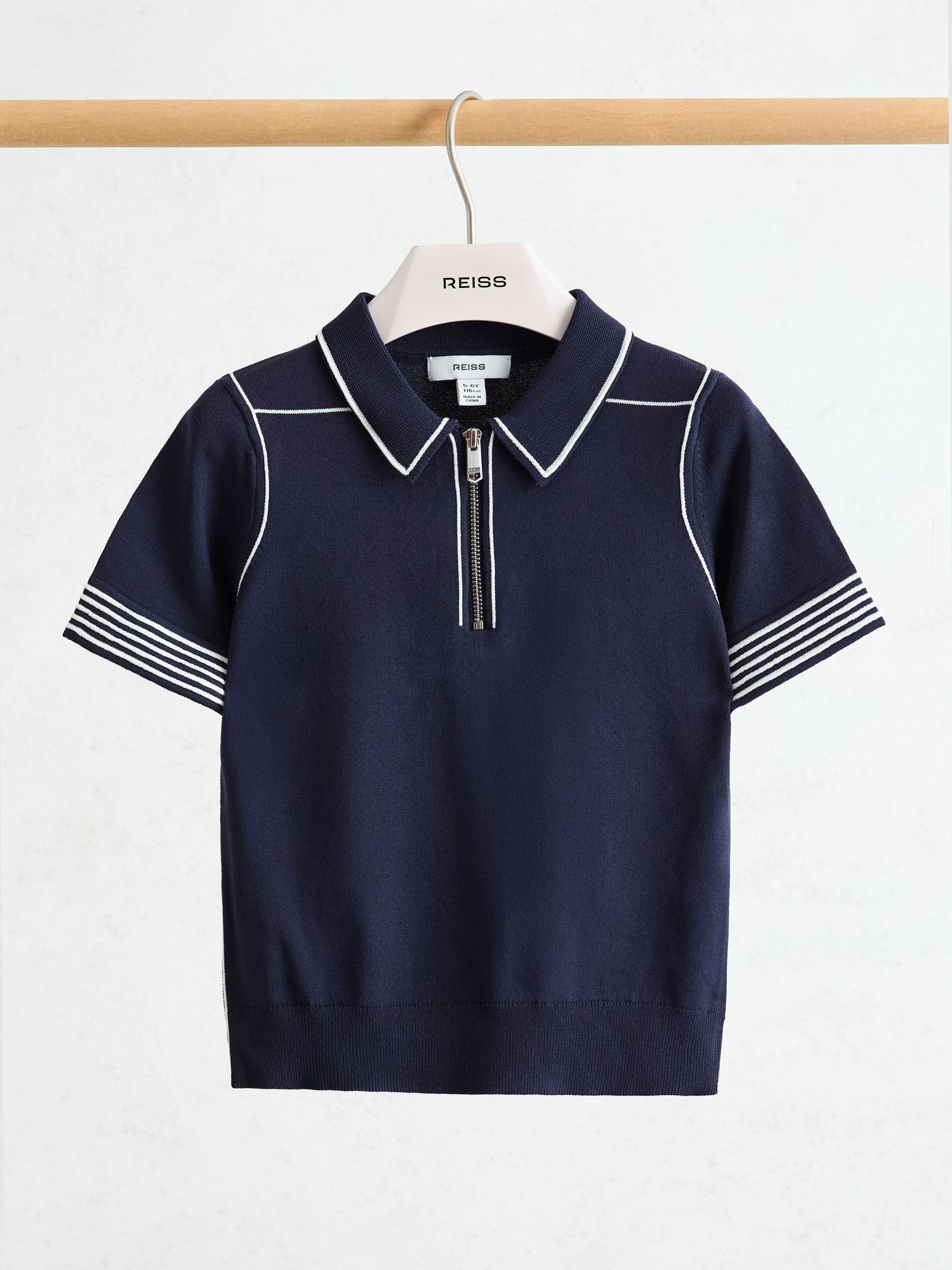 Polo Shirt in Navy - Image 1 of 3
