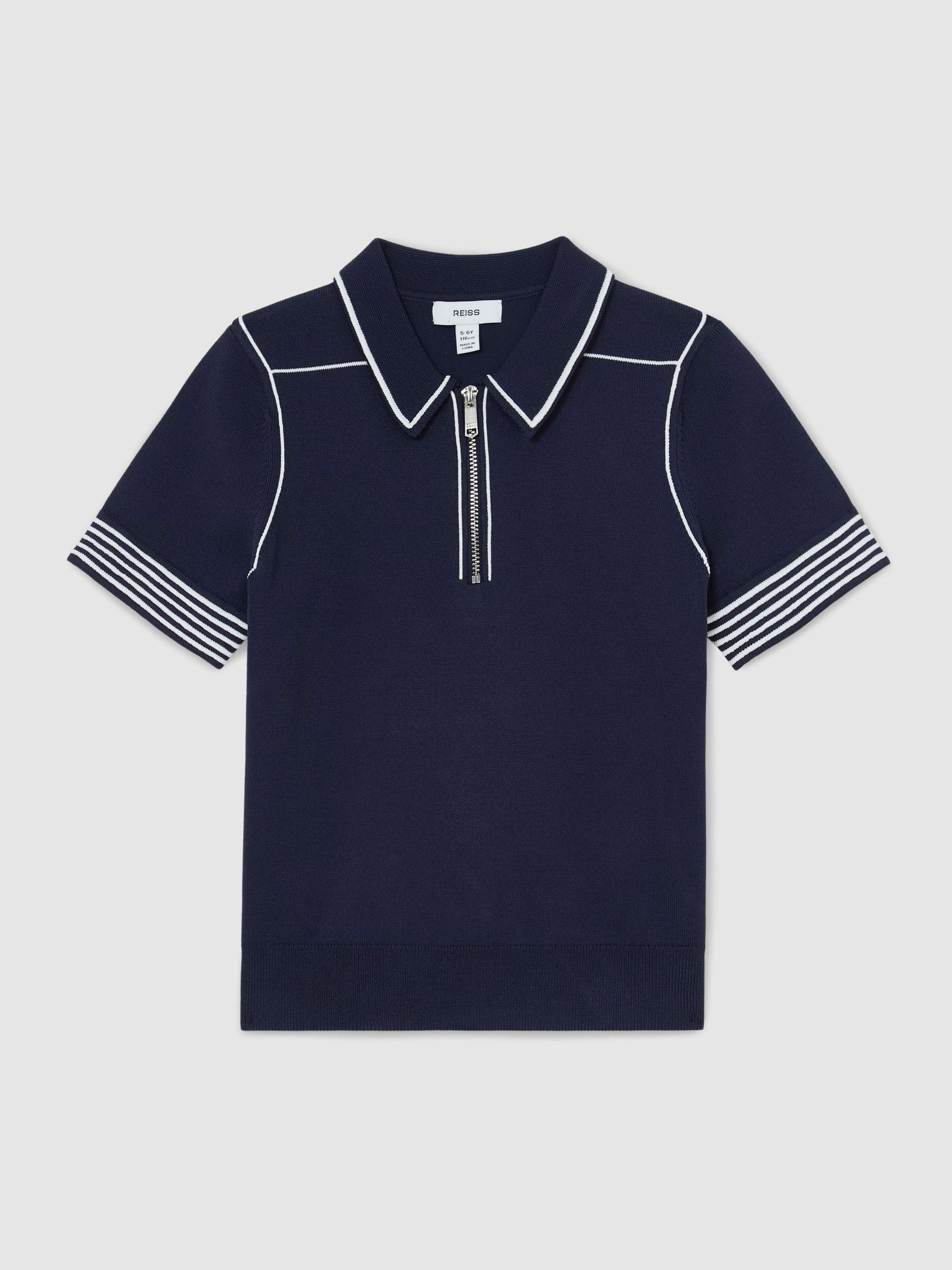 Polo Shirt in Navy - Image 2 of 3