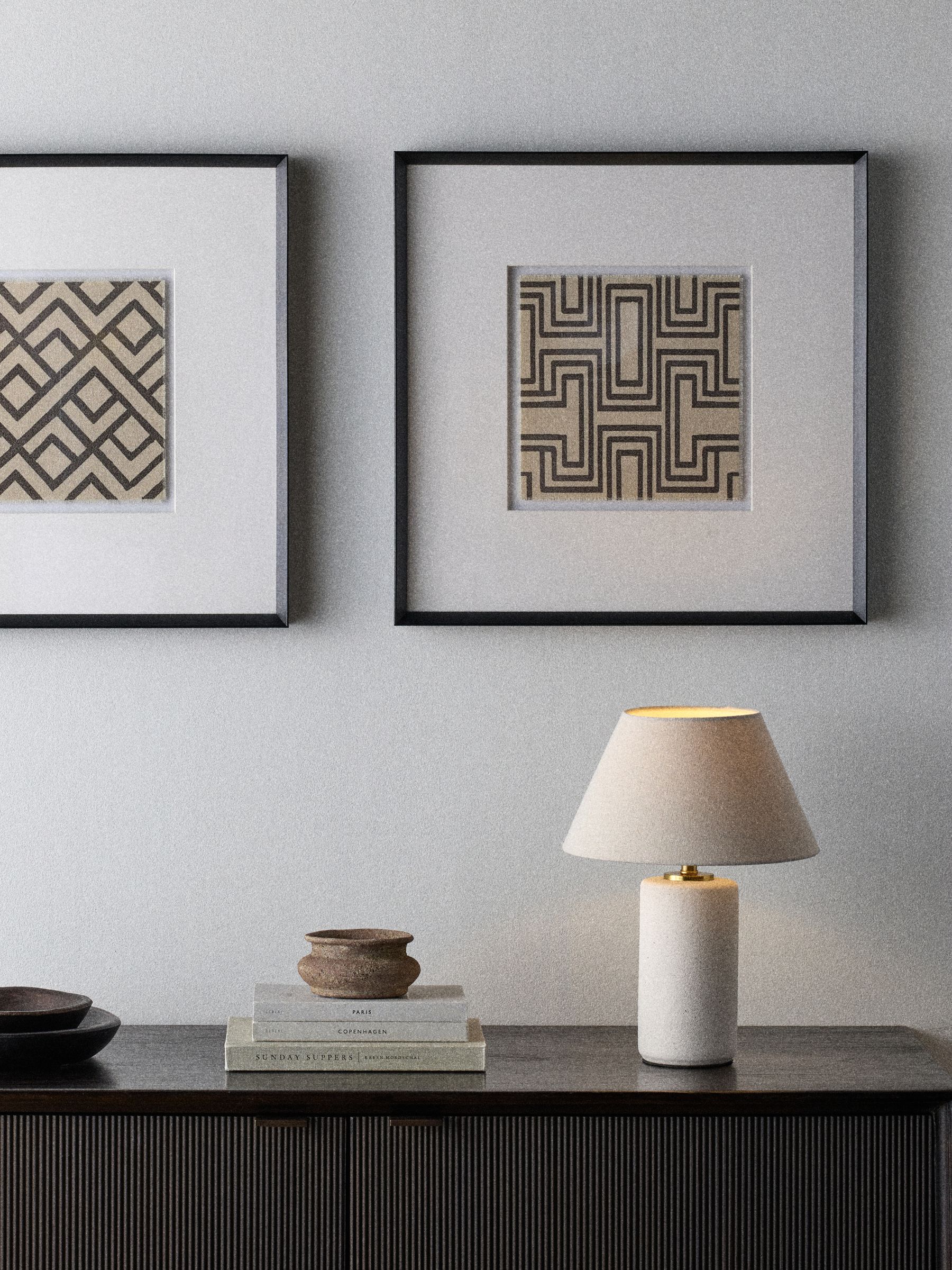 The Set 2 Pack Black/White Abstract Wall Arts - Image 2 of 2 The Set 2 Pack Black/White Abstract Wall Arts - Image 2 of 2