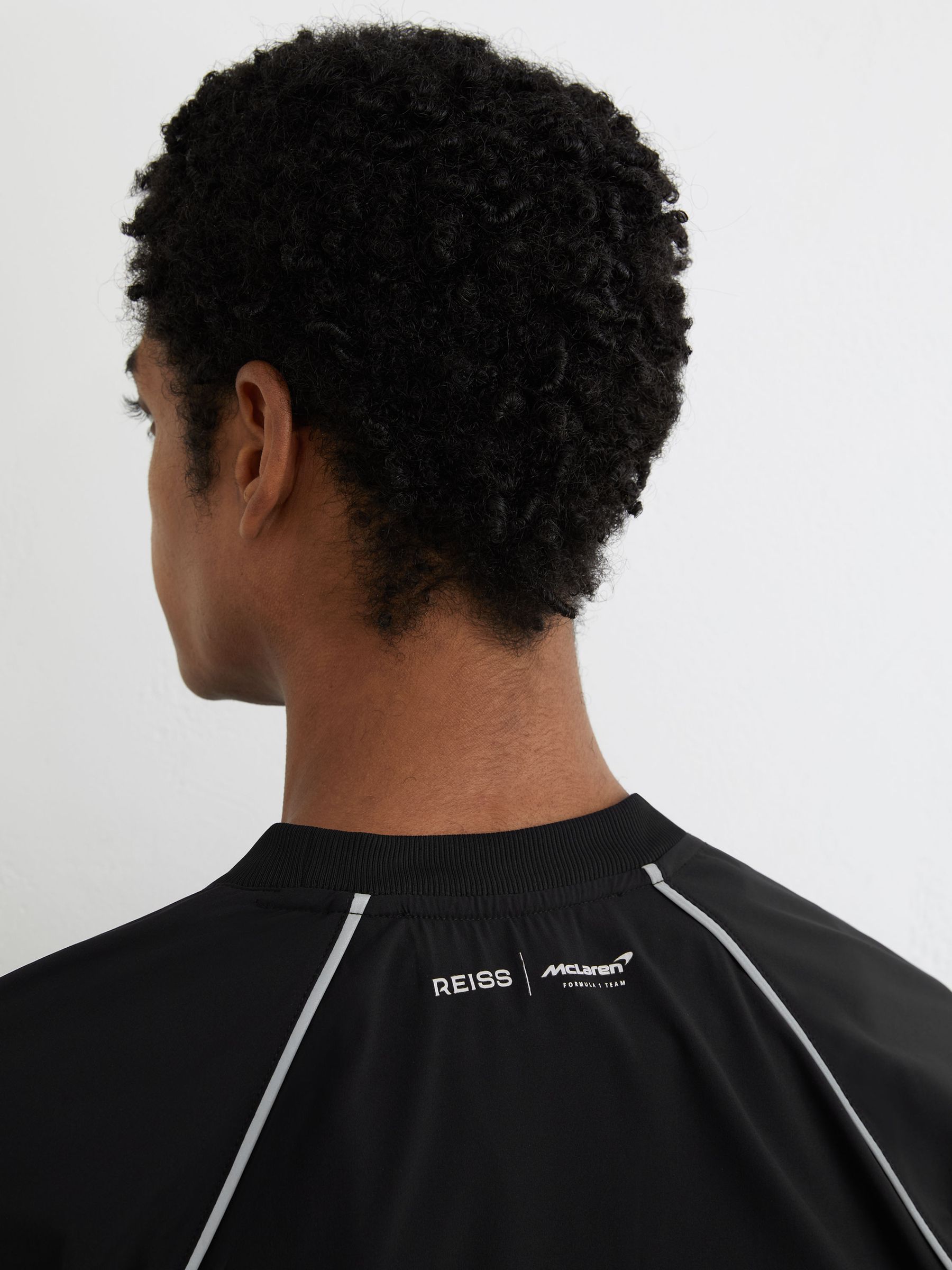 McLaren Racing Logo Track Top Unisex-Fit in Black - Image 1 of 8