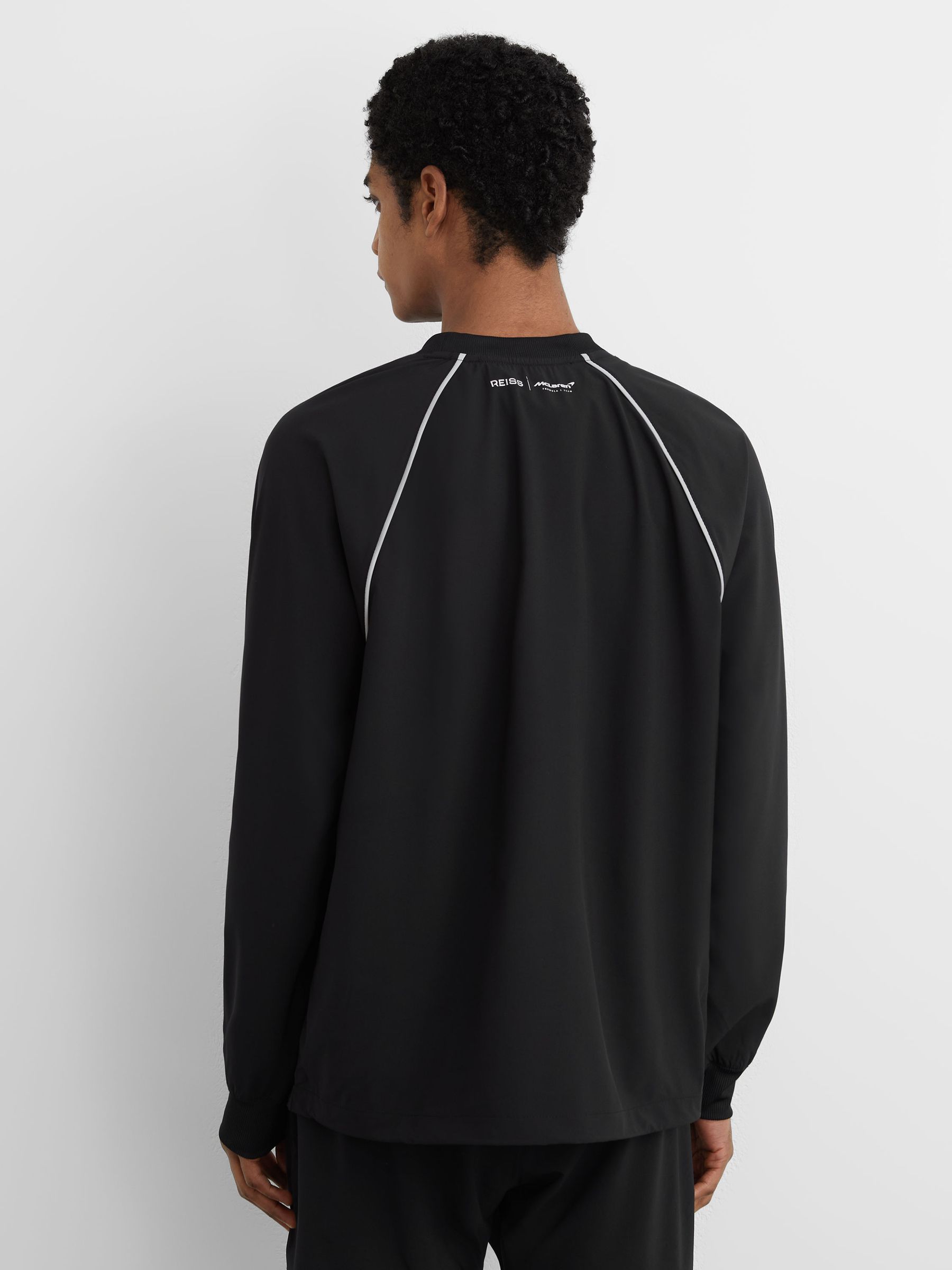 McLaren Racing Logo Track Top Unisex-Fit in Black - Image 6 of 8