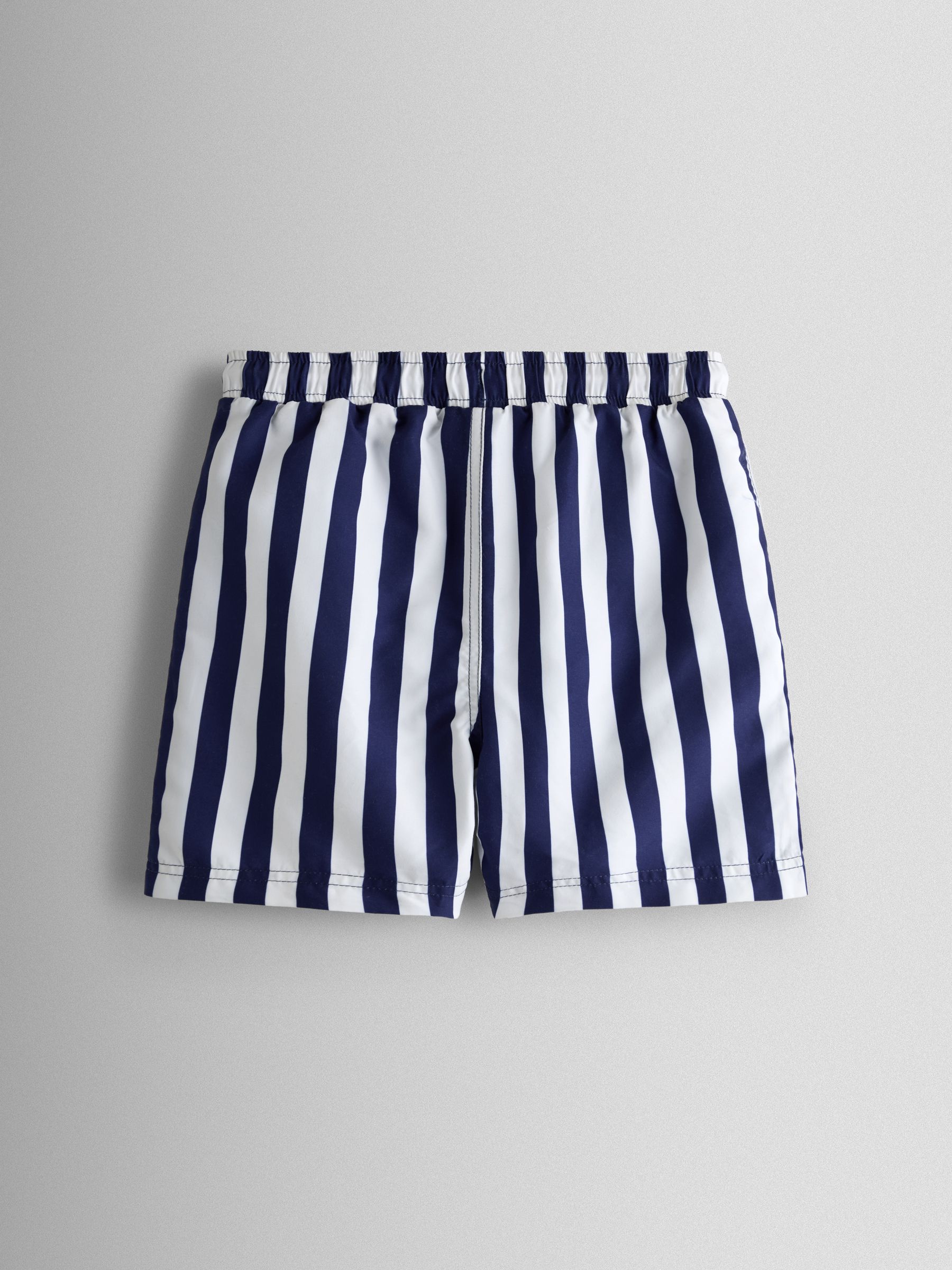 Multi Blue & Red Nautical Stripe Swim Shorts 2 Pack - Image 3 of 7