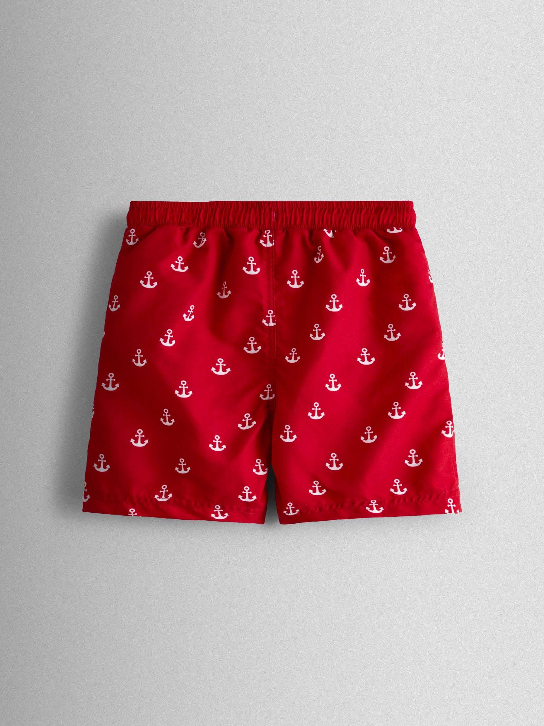 Multi Blue & Red Nautical Stripe Swim Shorts 2 Pack - Image 5 of 7