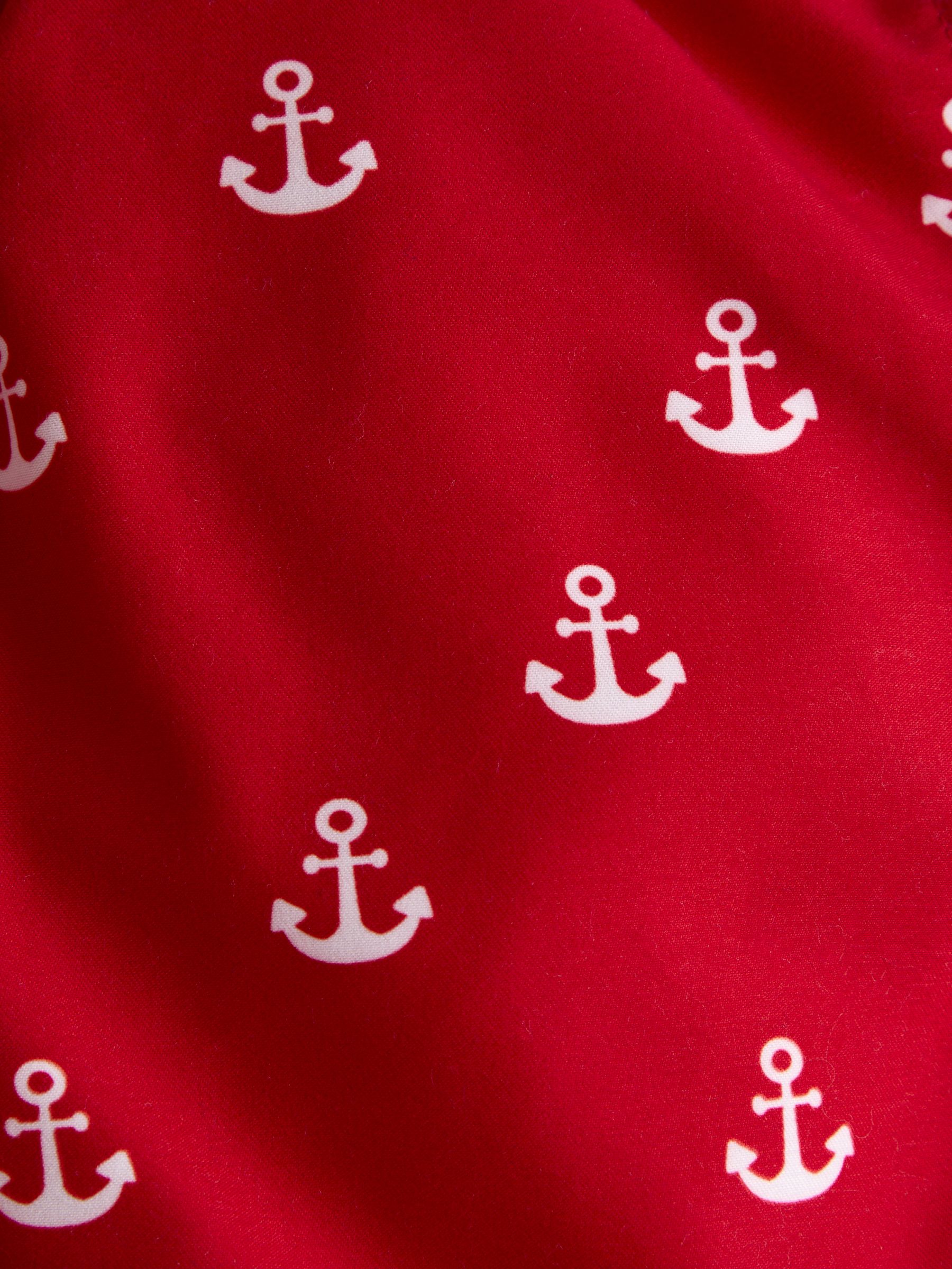 Multi Blue & Red Nautical Stripe Swim Shorts 2 Pack - Image 7 of 7