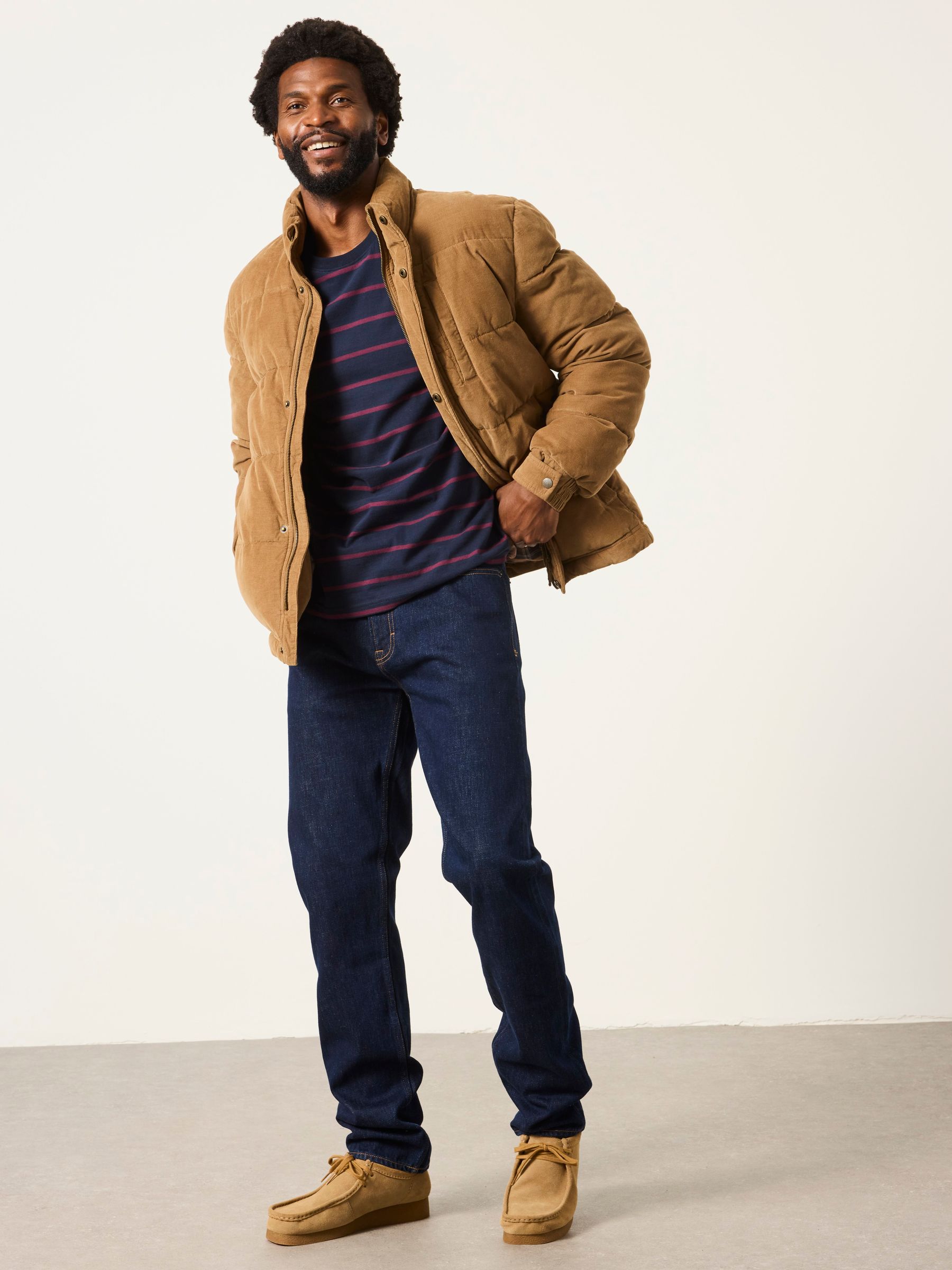 Dark Navy Straight Fit Straight Fit Selvedge Jeans - Image 4 of 6