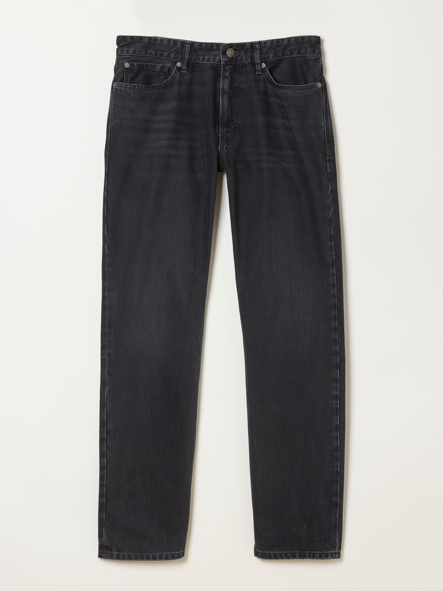 Dark Grey Straight Fit Jeans - Image 6 of 6