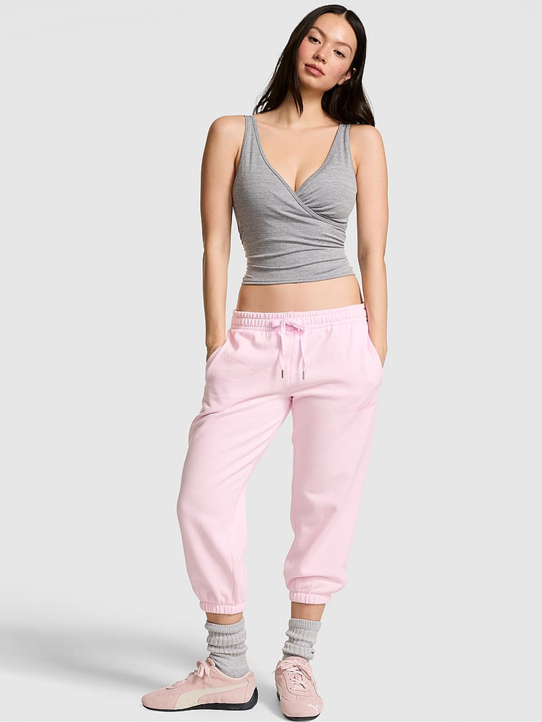 Pink Tulip Capri Joggers - Image 1 of 2 Pink Tulip Capri Joggers - Image 1 of 2
