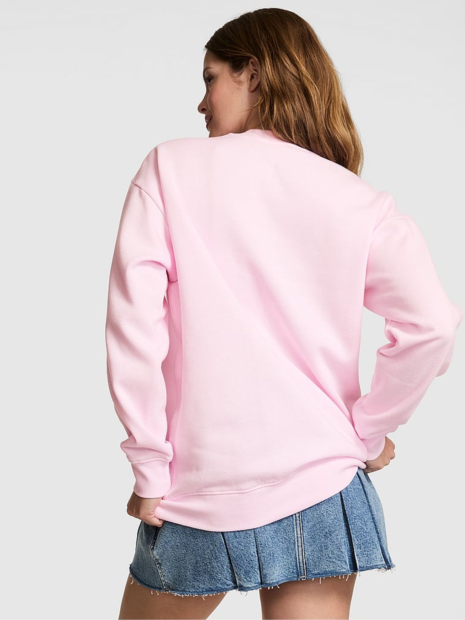 Pink Tulip Fleece Sweatshirt - Image 2 of 2