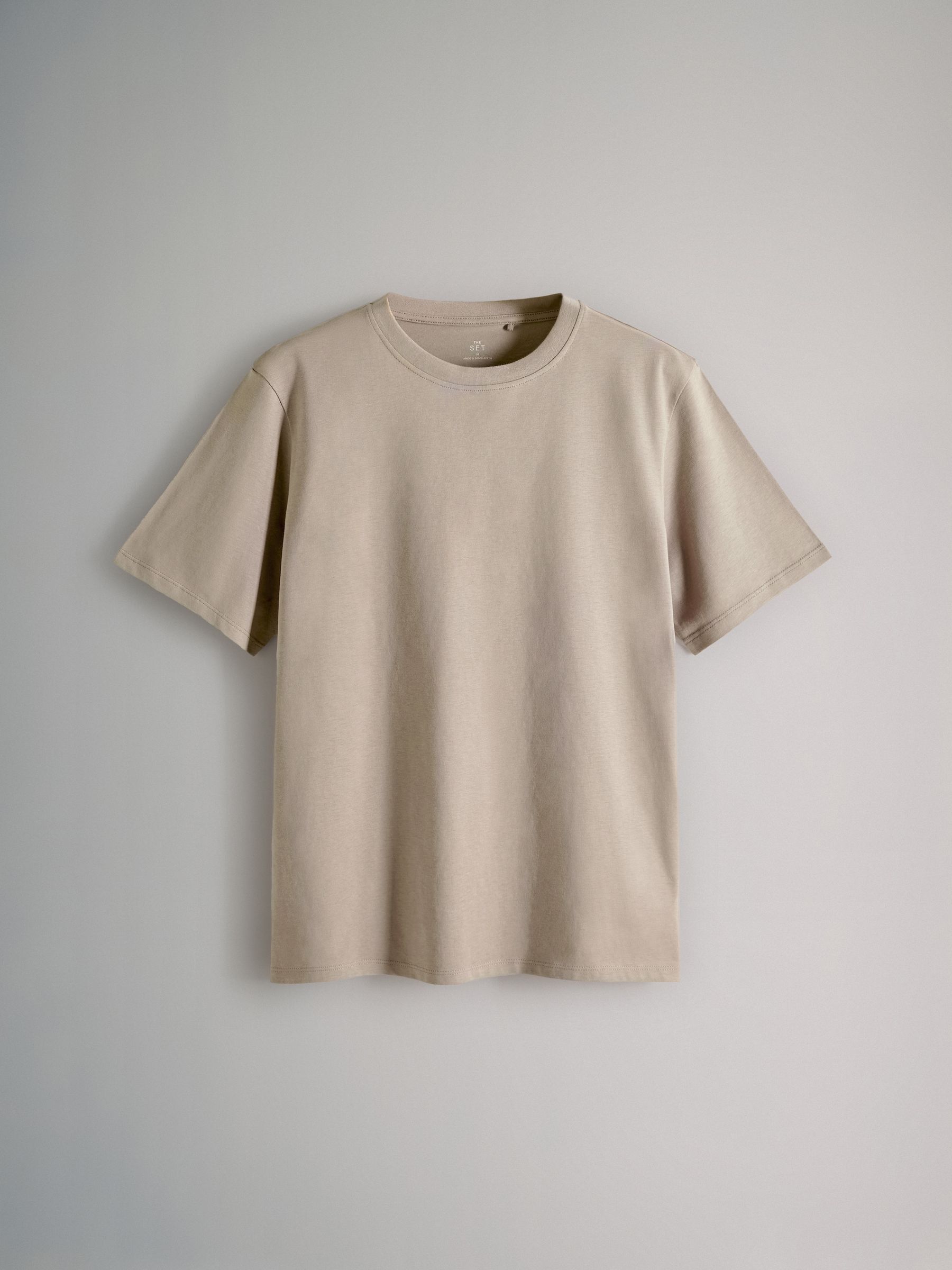 Multi Neutral/Pink 10 Pack Essential Short Sleeve T-Shirts - Image 4 of 6