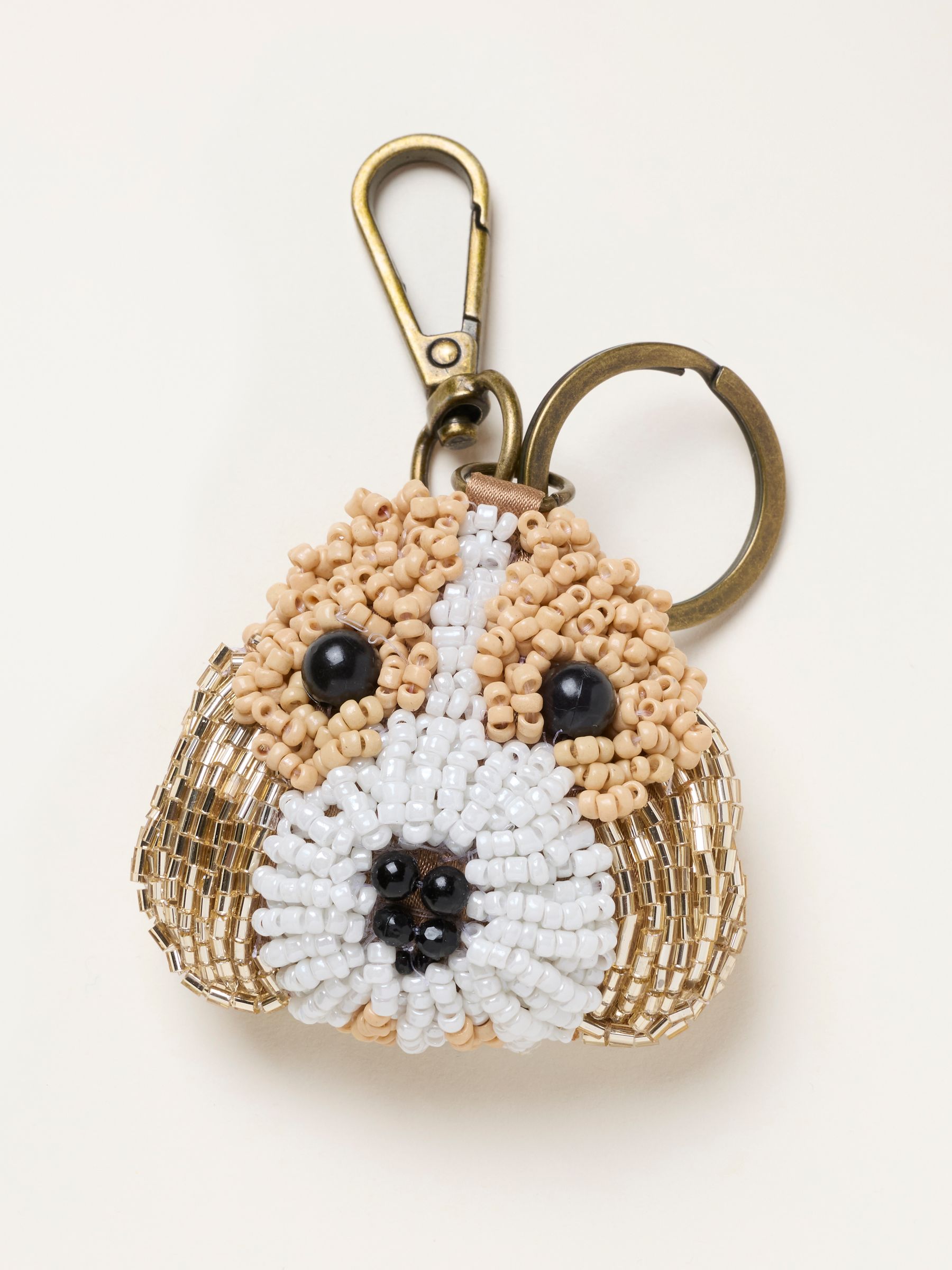 Brown Cockapoo Dog Bag Charm Keyring - Image 1 of 3
