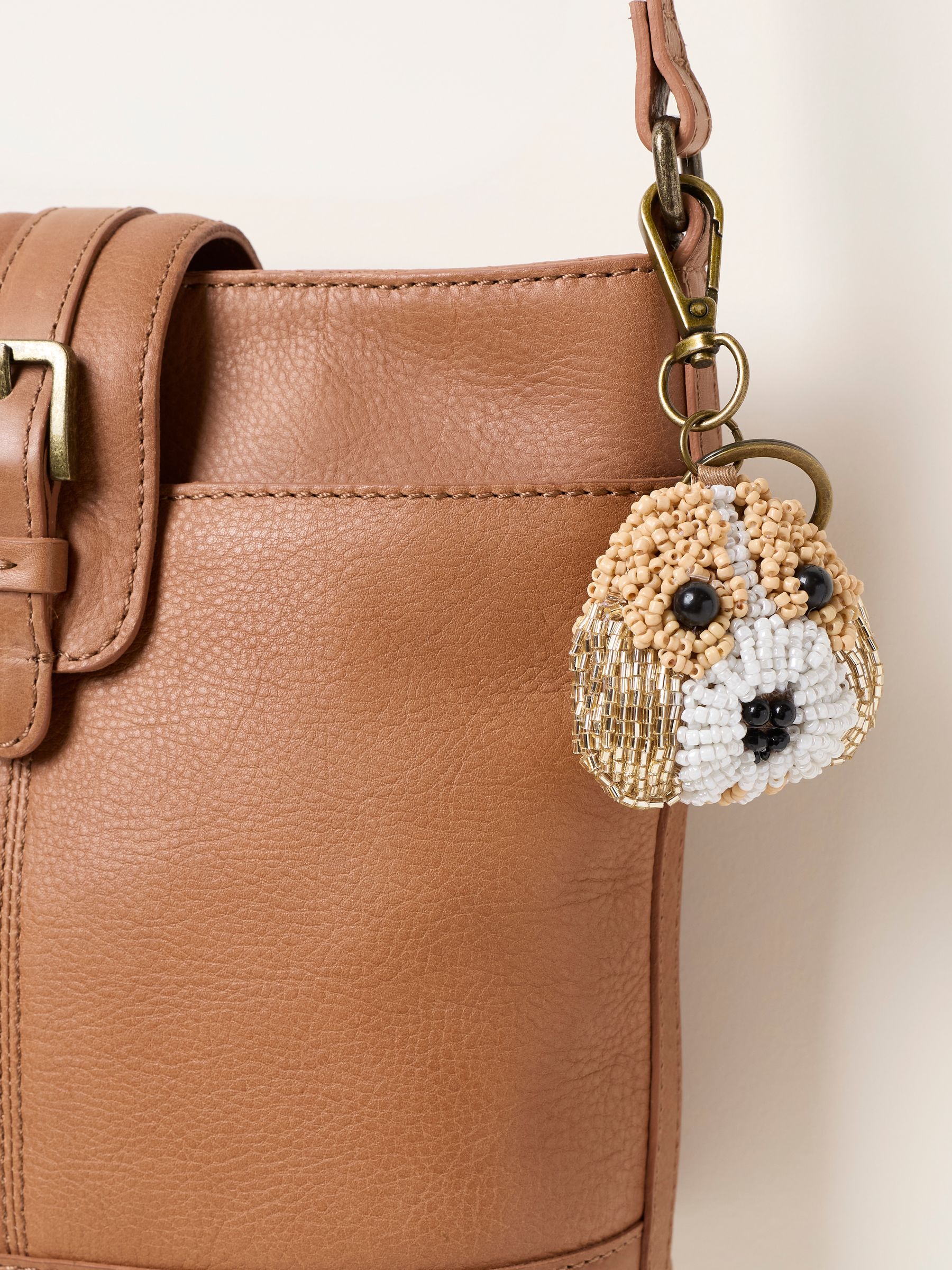 Brown Cockapoo Dog Bag Charm Keyring - Image 2 of 3