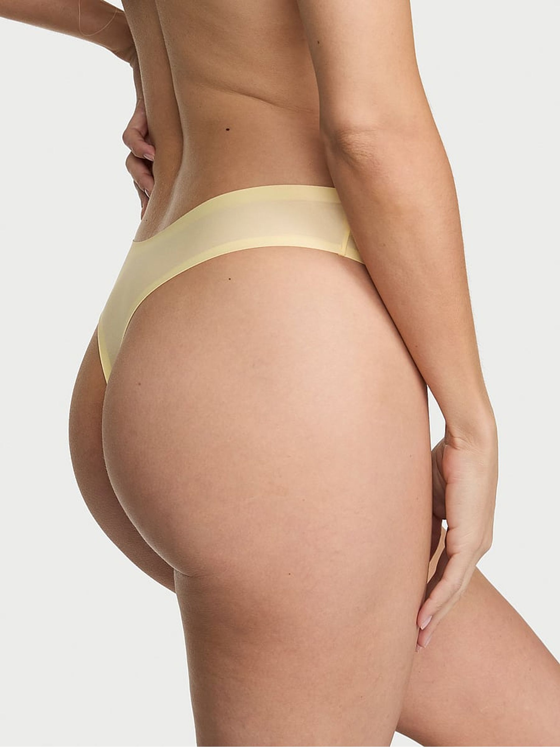 Sunny Honey Yellow Thong Mid-Rise Knickers - Image 2 of 3