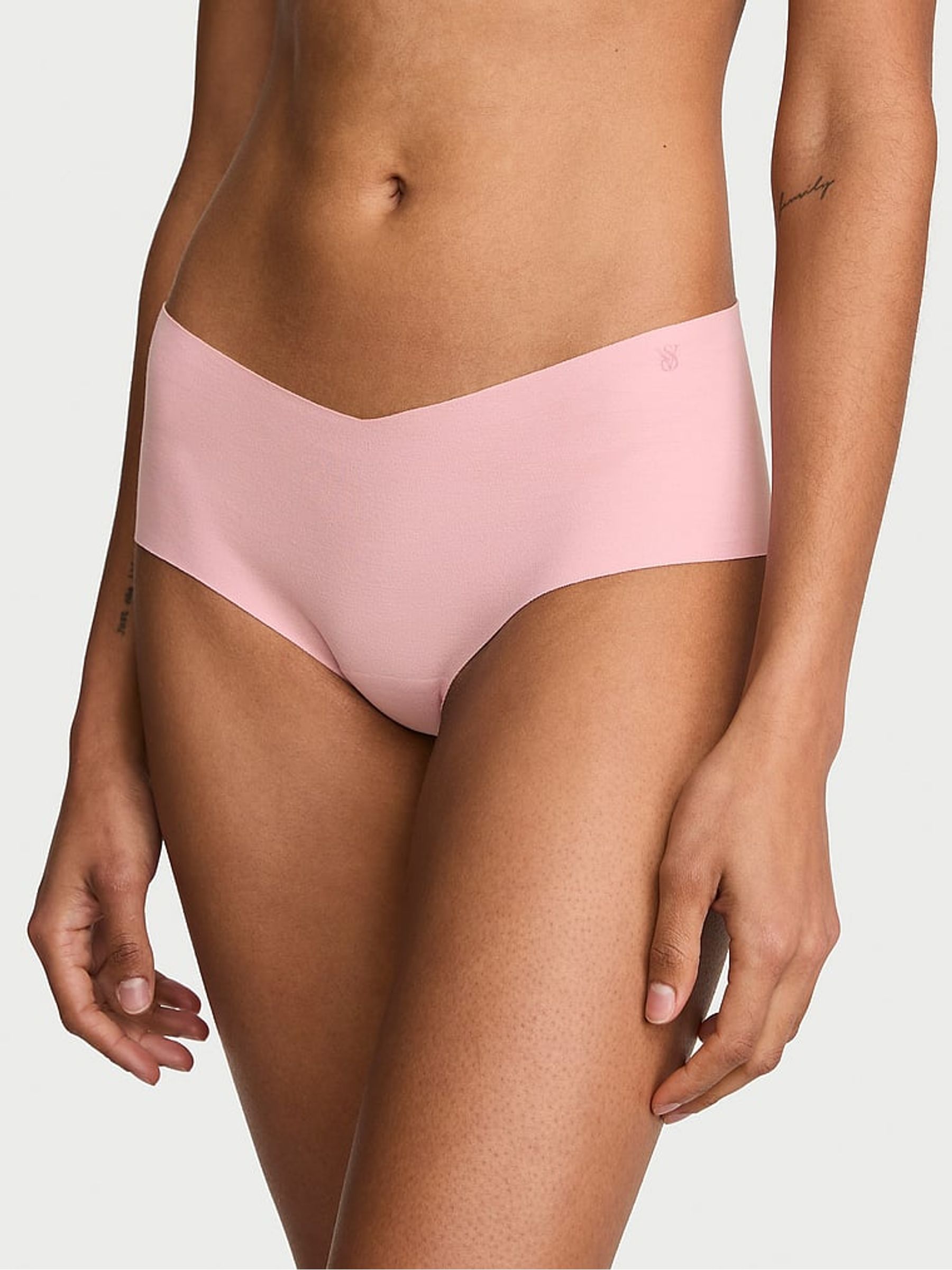 Chalk Rose Pink Cheeky Cotton Knickers - Image 1 of 2