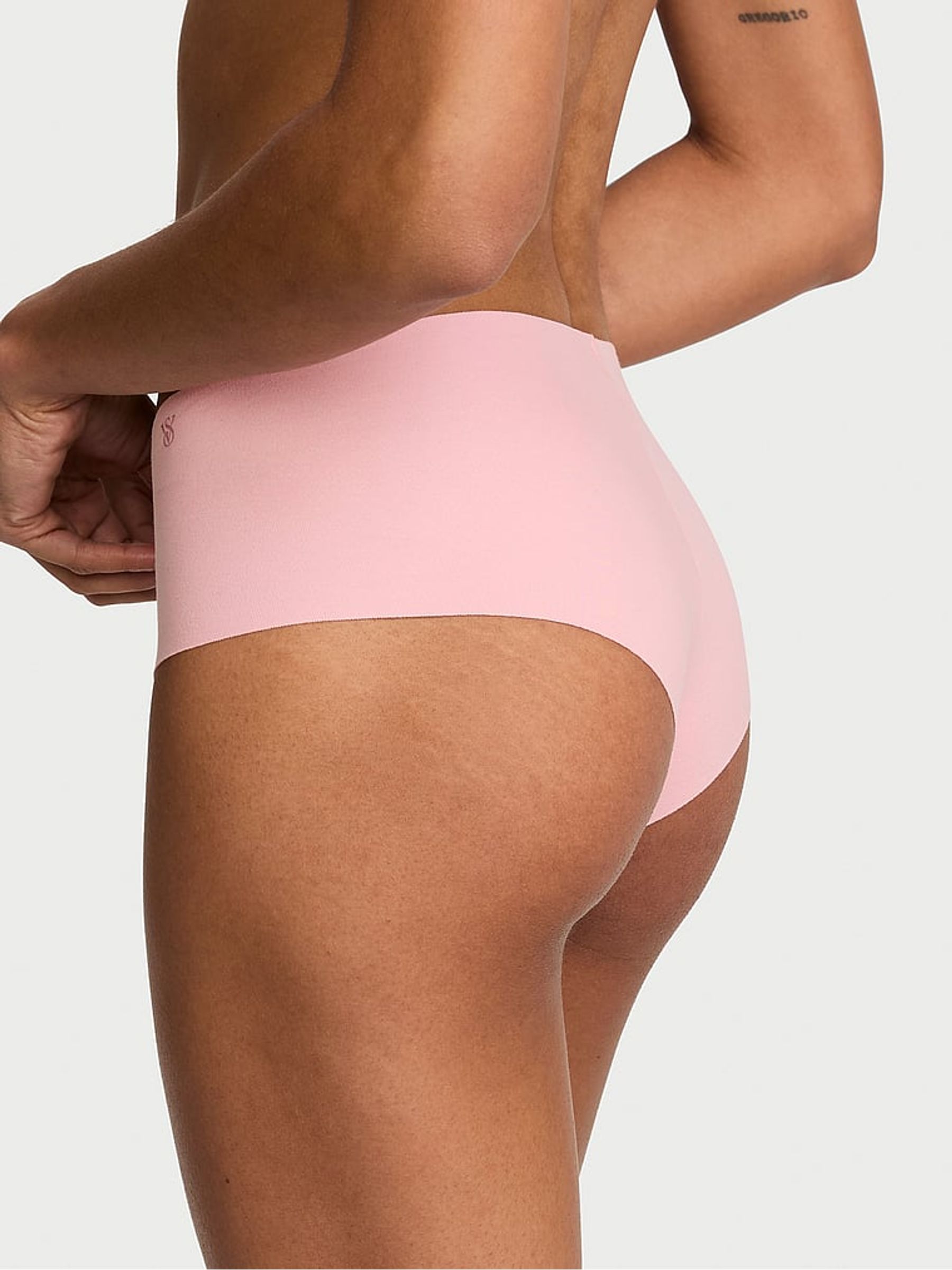 Chalk Rose Pink Cheeky Cotton Knickers - Image 2 of 2