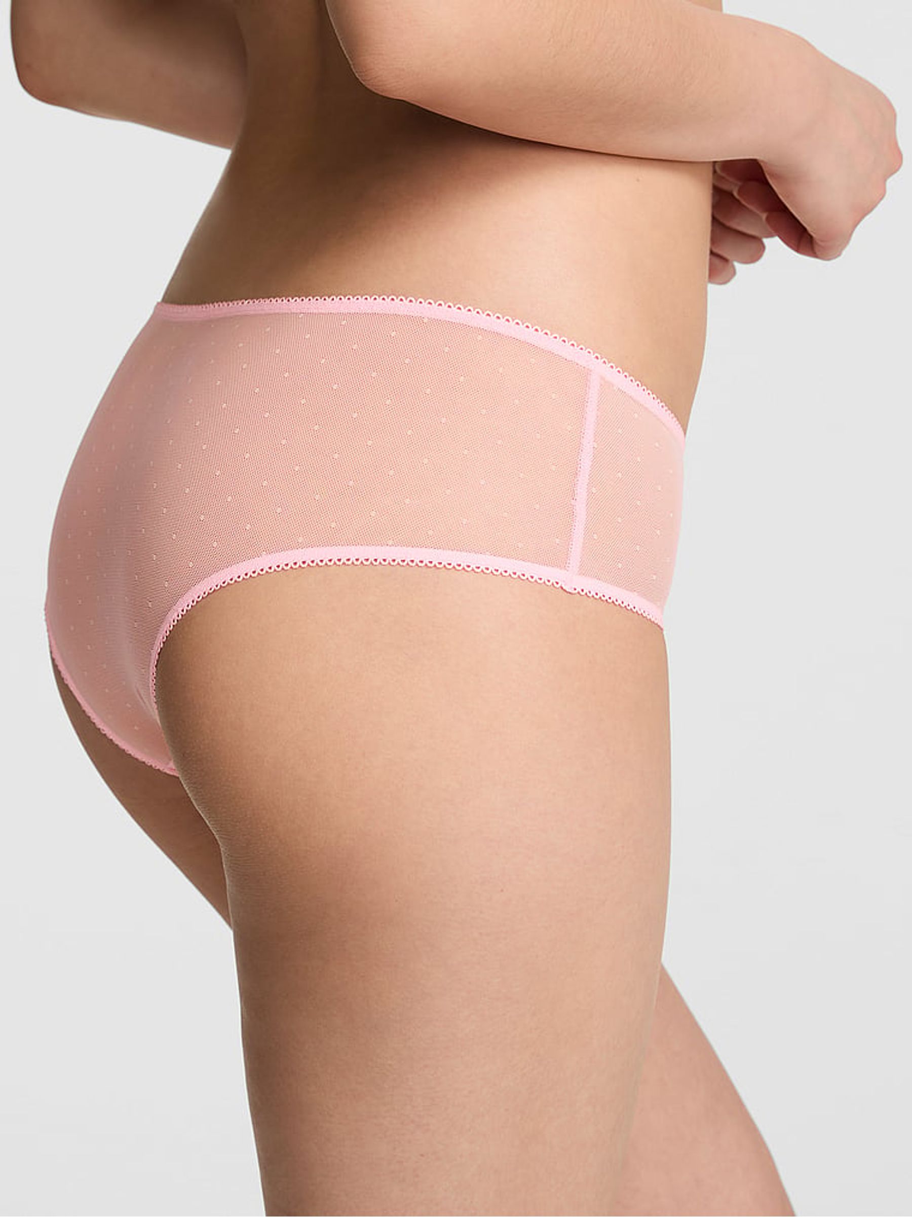 Pink Cheeky Flamingo Embroidery Knickers - Image 3 of 3