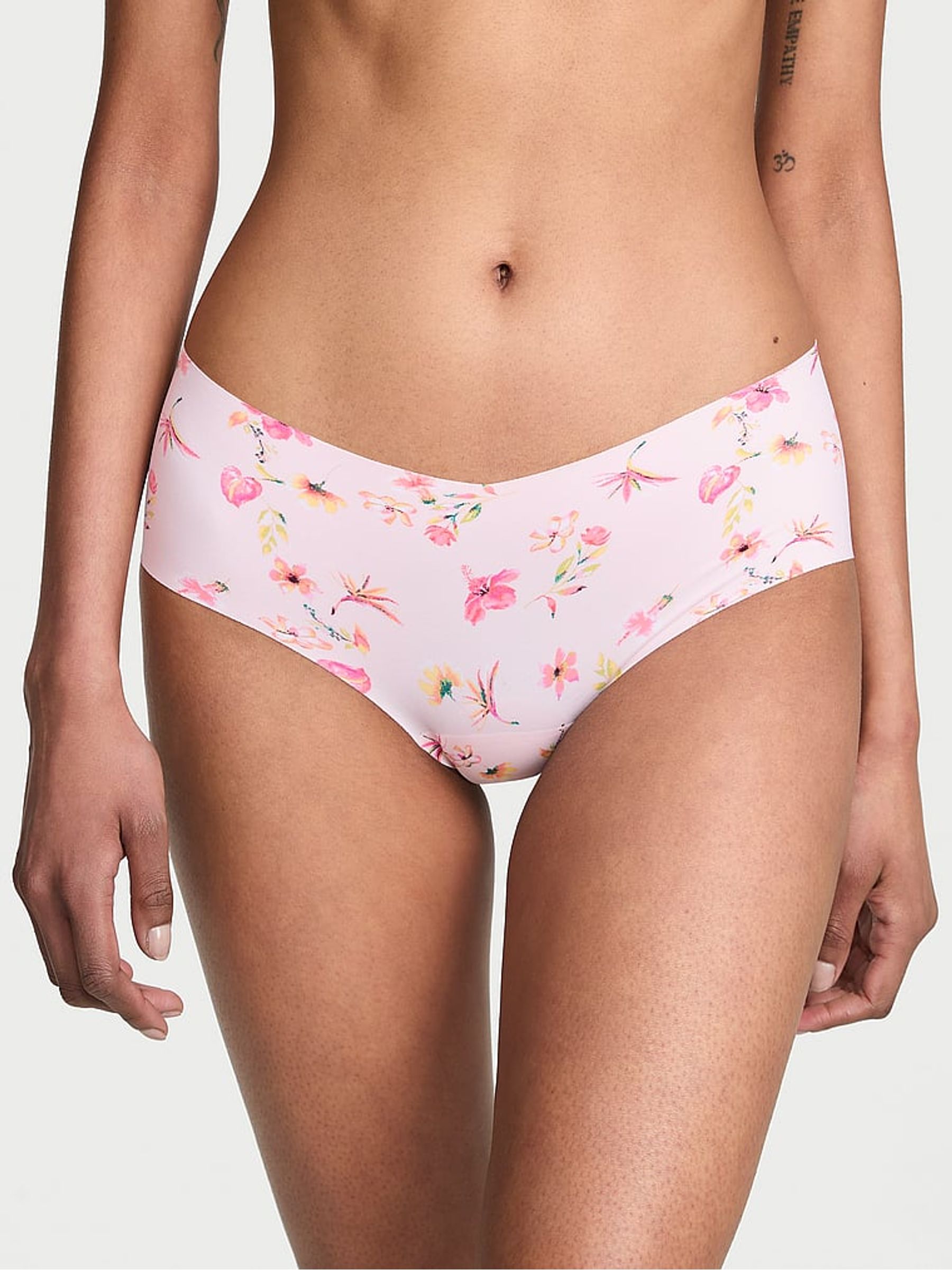 Pink Floral Cheeky Knickers - Image 1 of 2
