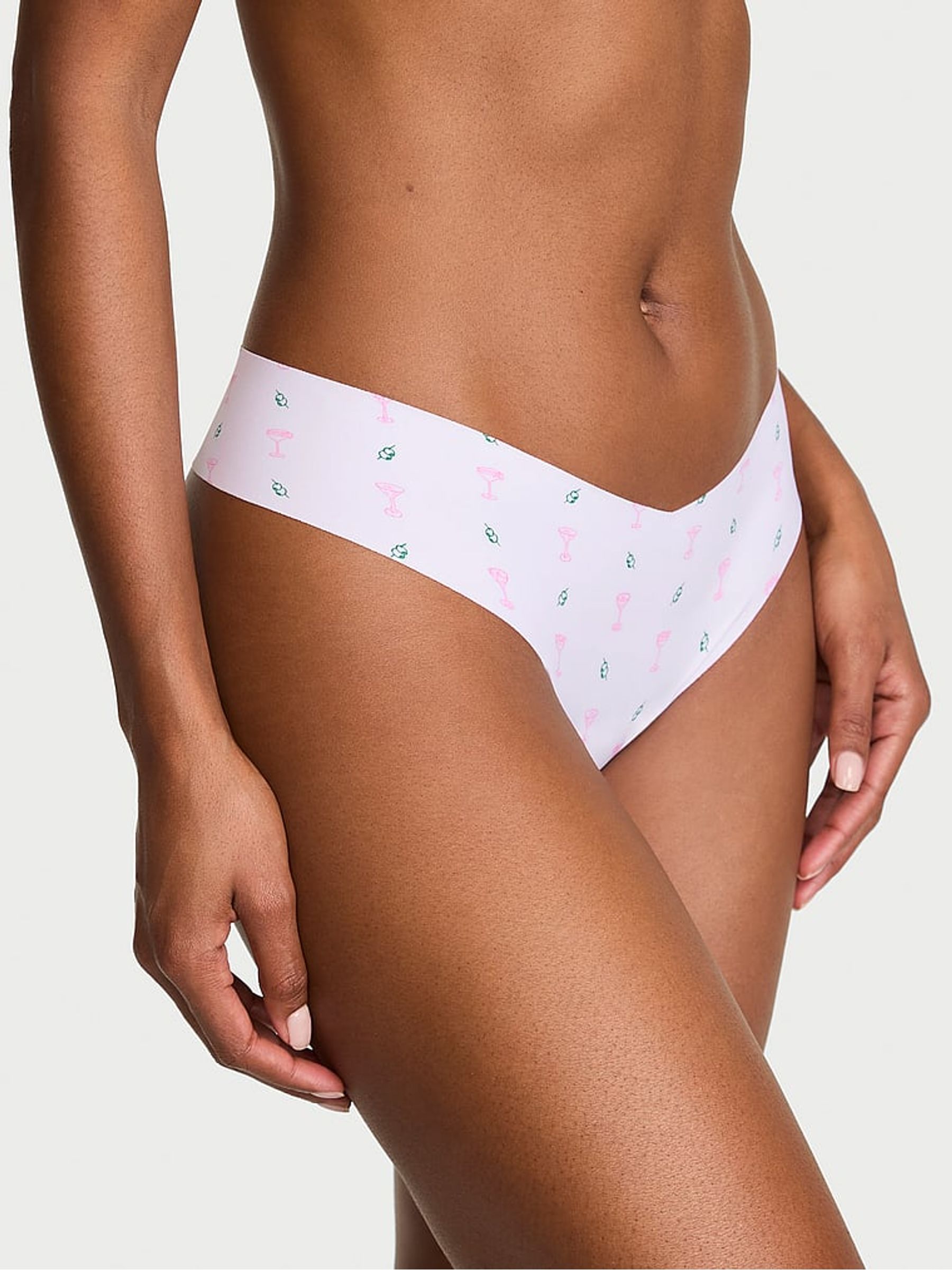 White Martinis Thong Knickers - Image 1 of 2