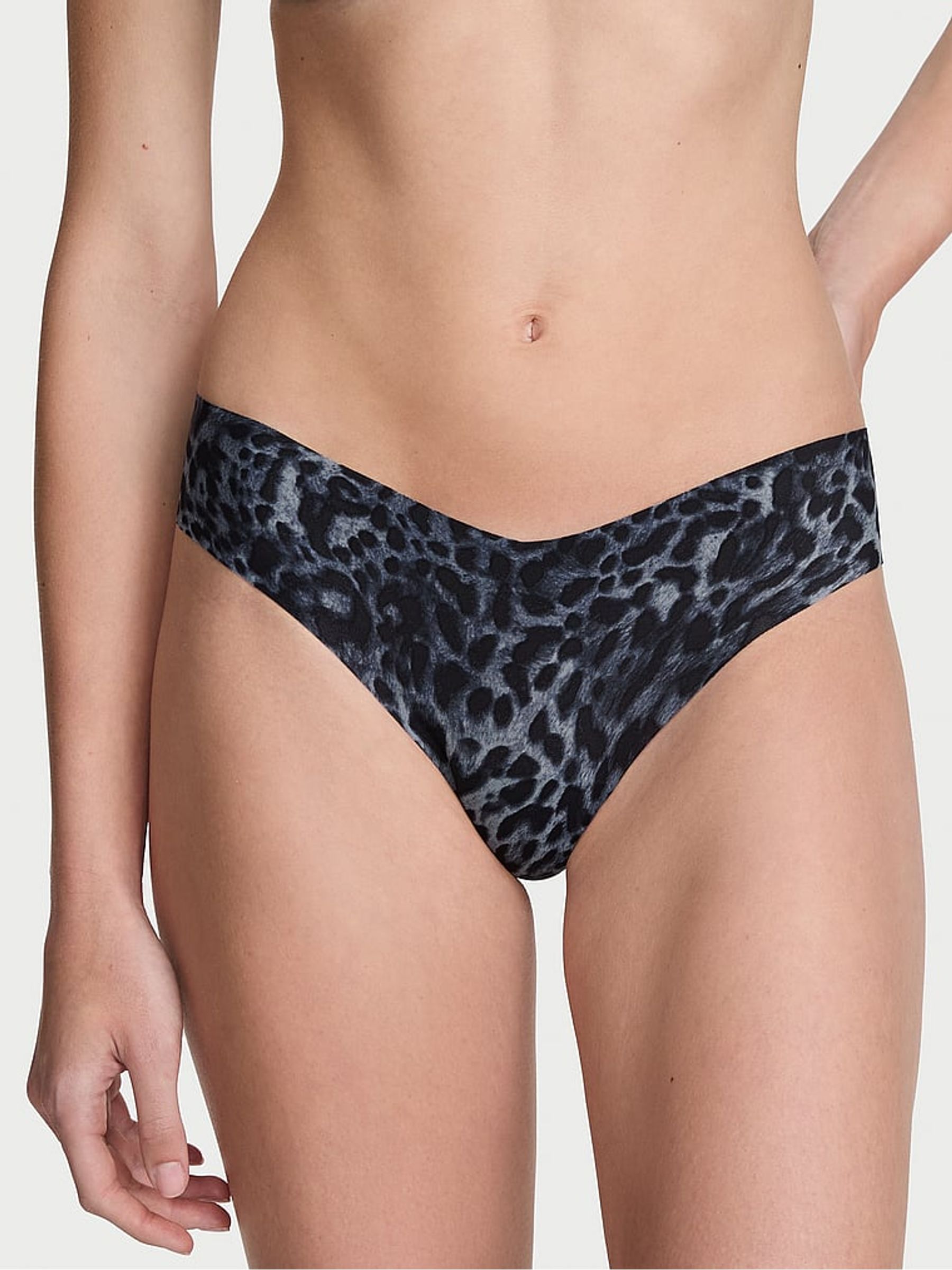 Asteroid Grey Animal Thong Knickers - Image 1 of 2