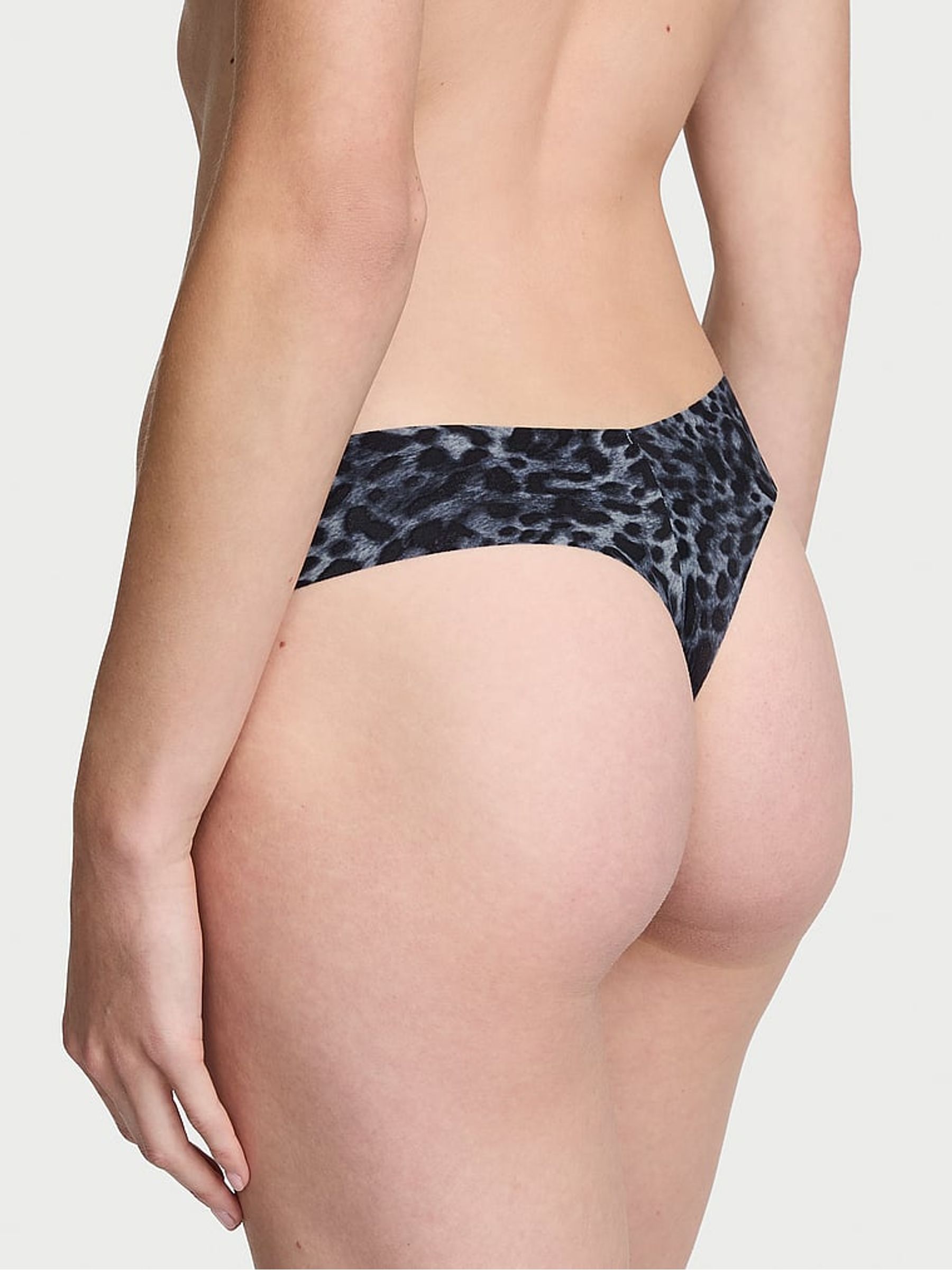 Asteroid Grey Animal Thong Knickers - Image 2 of 2