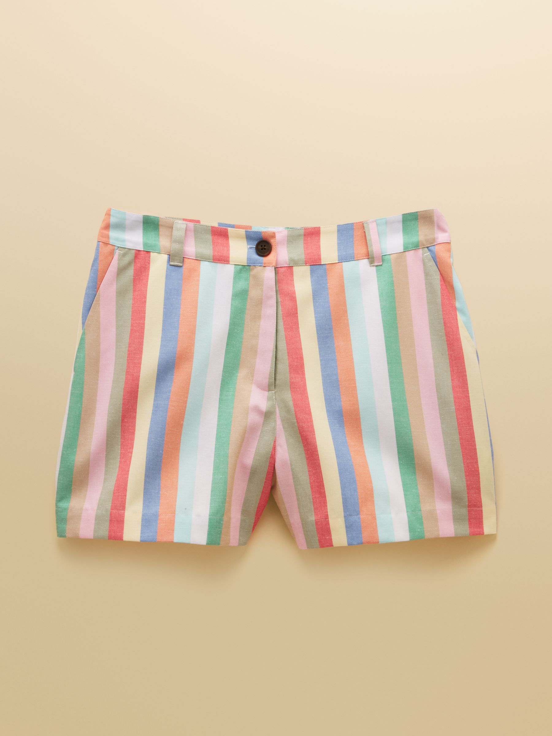 Multi Stripe Buttoned Tailored Short - Image 9 of 9