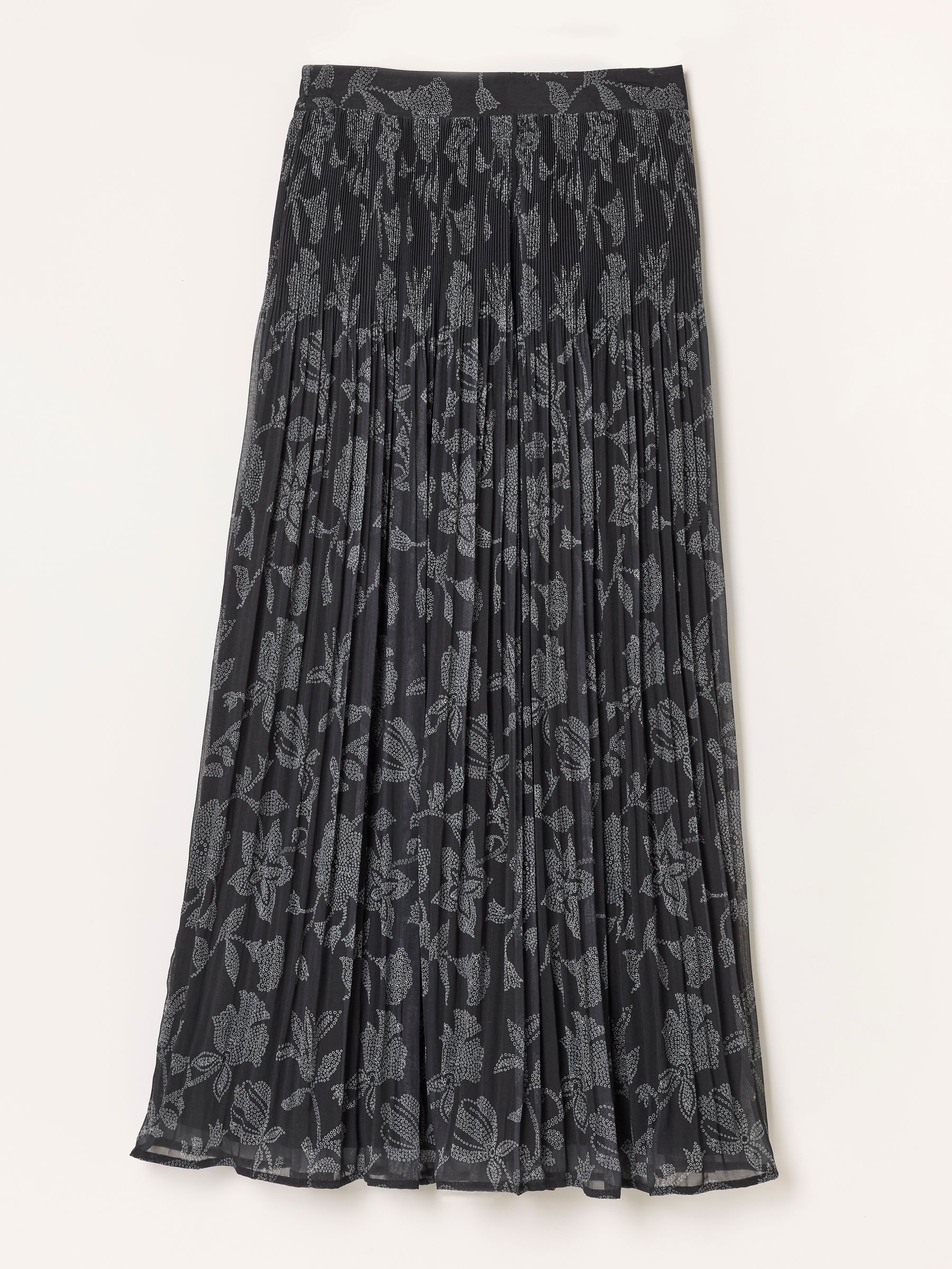 Paignton Black Dot Floral Maxi Skirt - Image 6 of 6 Paignton Black Dot Floral Maxi Skirt - Image 6 of 6