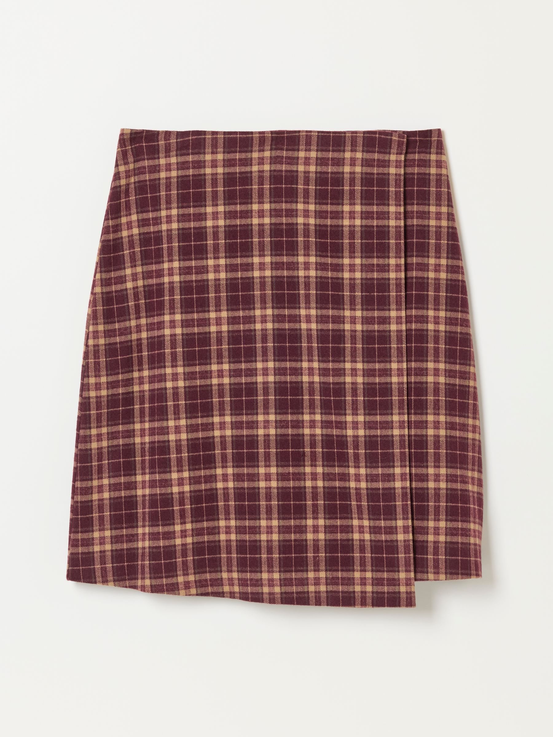 Elissa Dark Purple Kilt Skirt - Image 6 of 6