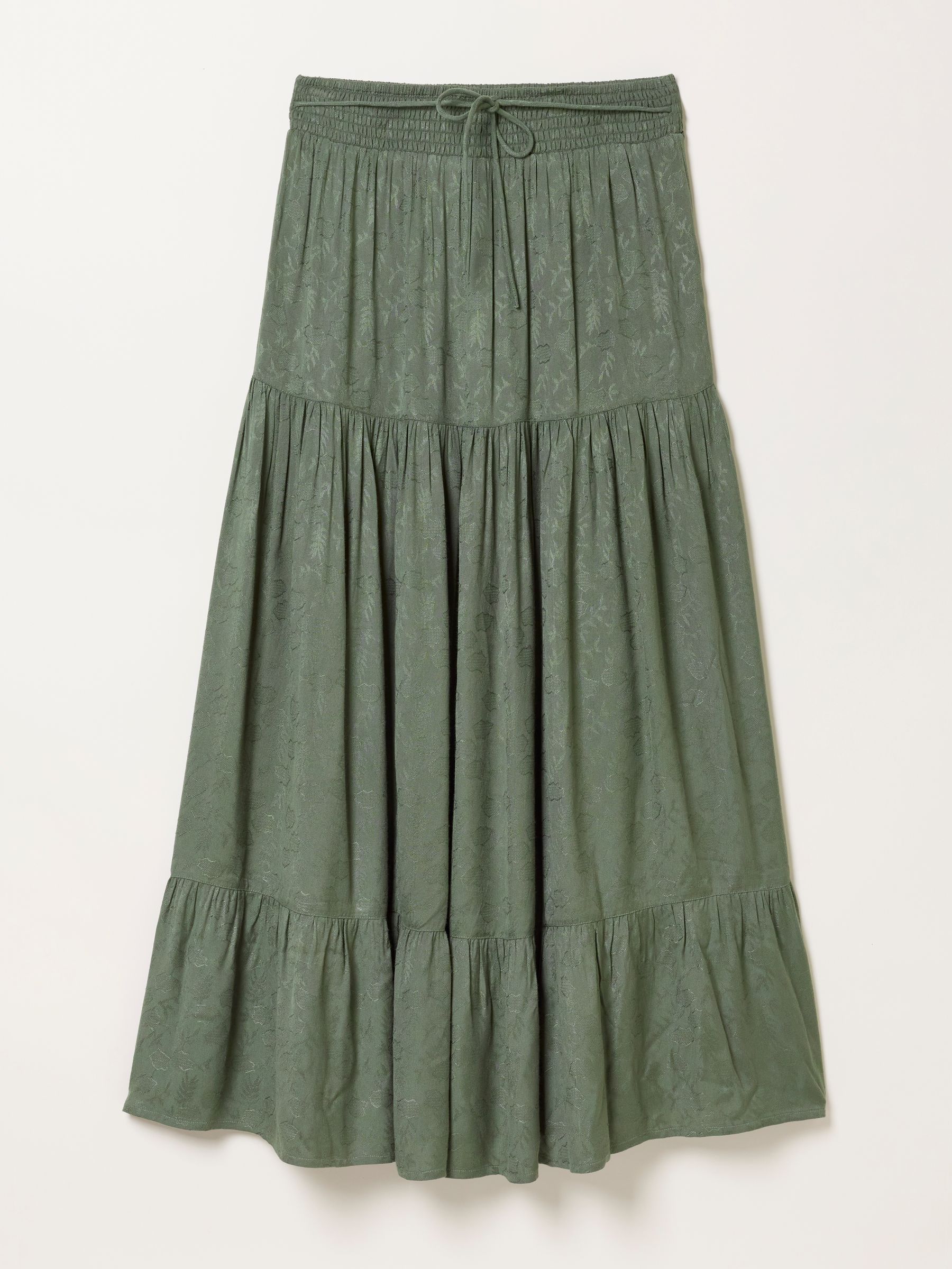 Jayla Olive Green Maxi Skirt - Image 6 of 6 Jayla Olive Green Maxi Skirt - Image 6 of 6