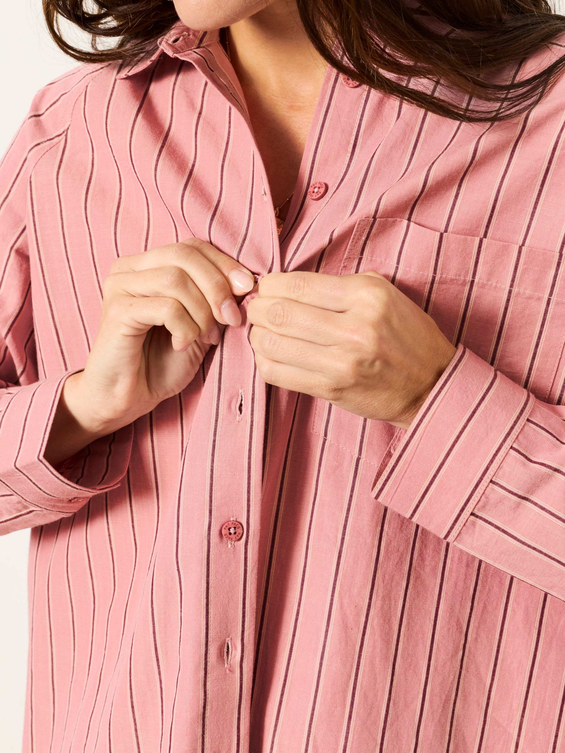 Bessie Pink Stripe Shirt - Image 4 of 5