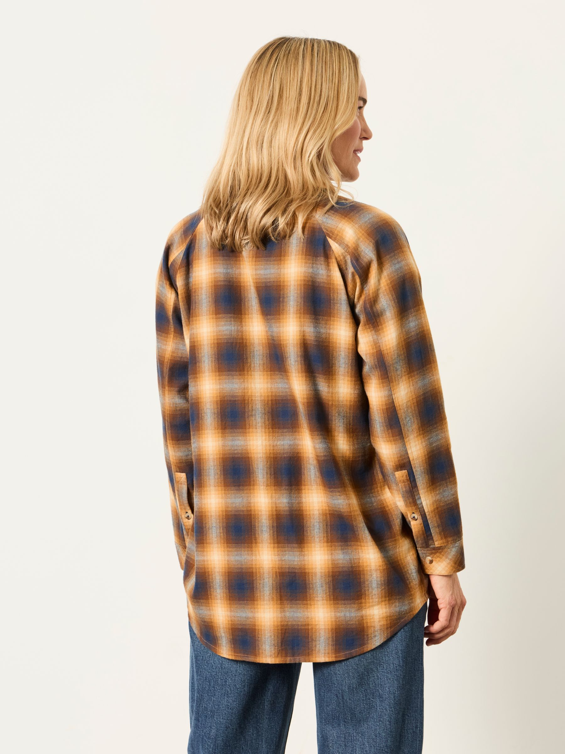 Bessie Brown Check Shirt - Image 2 of 6 Bessie Brown Check Shirt - Image 2 of 6