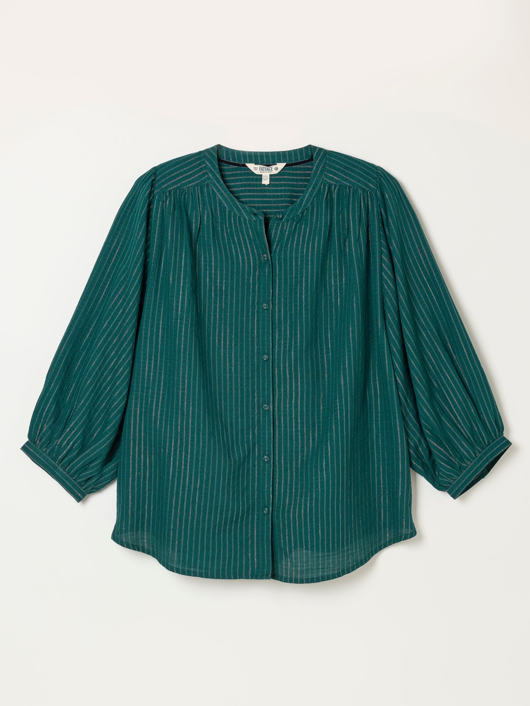 Ellen Teal Blue Blouse - Image 6 of 6 Ellen Teal Blue Blouse - Image 6 of 6