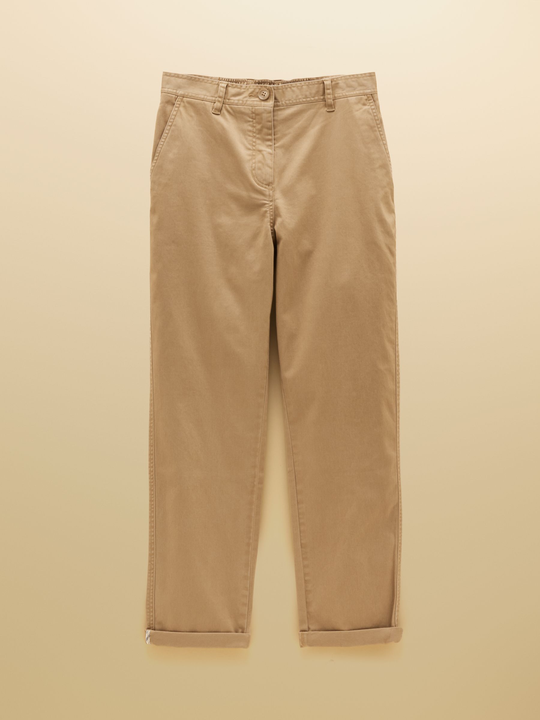 Tan Brown Slim Fit Chino Trouser With Elasticated Waist - Image 8 of 8 Tan Brown Slim Fit Chino Trouser With Elasticated Waist - Image 8 of 8