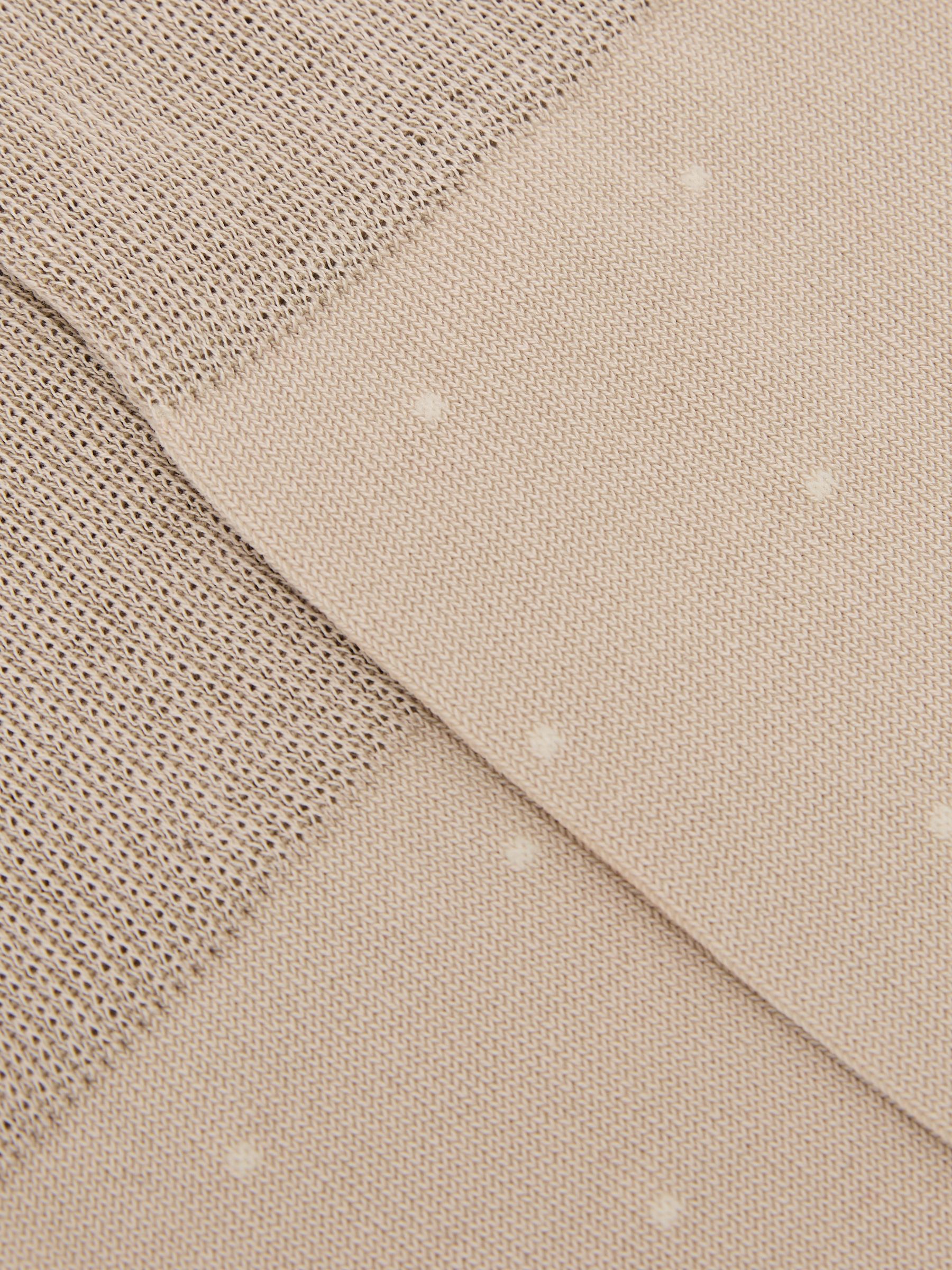 Polka Dot Socks in Oatmeal/Ecru - image 1