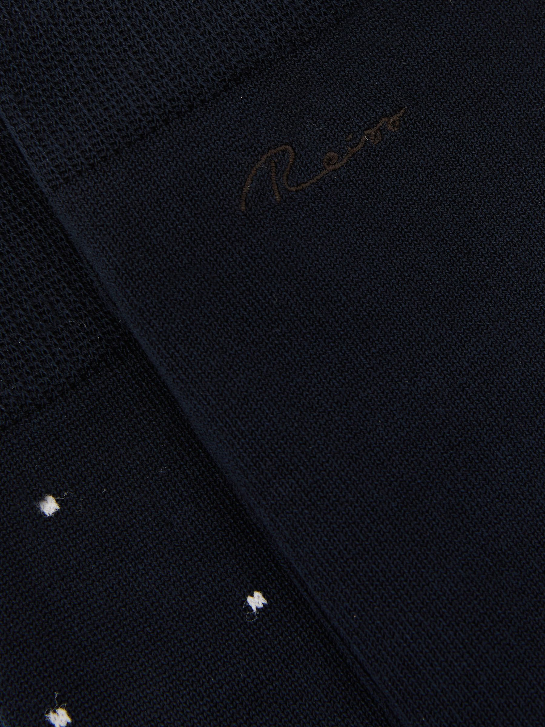 2 Pack Cotton-Blend Logo and Spot Socks in Blue - image 1