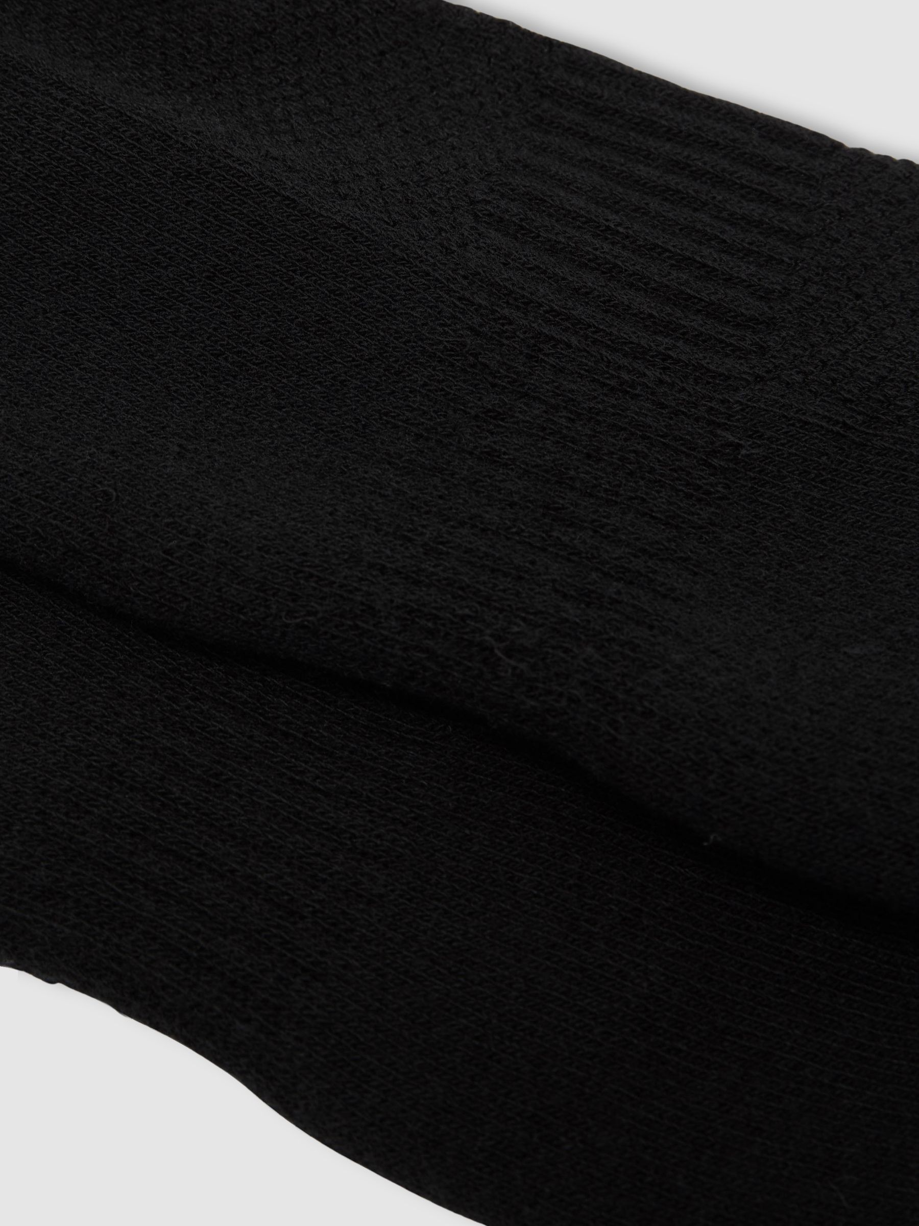Cotton-Blend Trainer Socks in Black - image 2