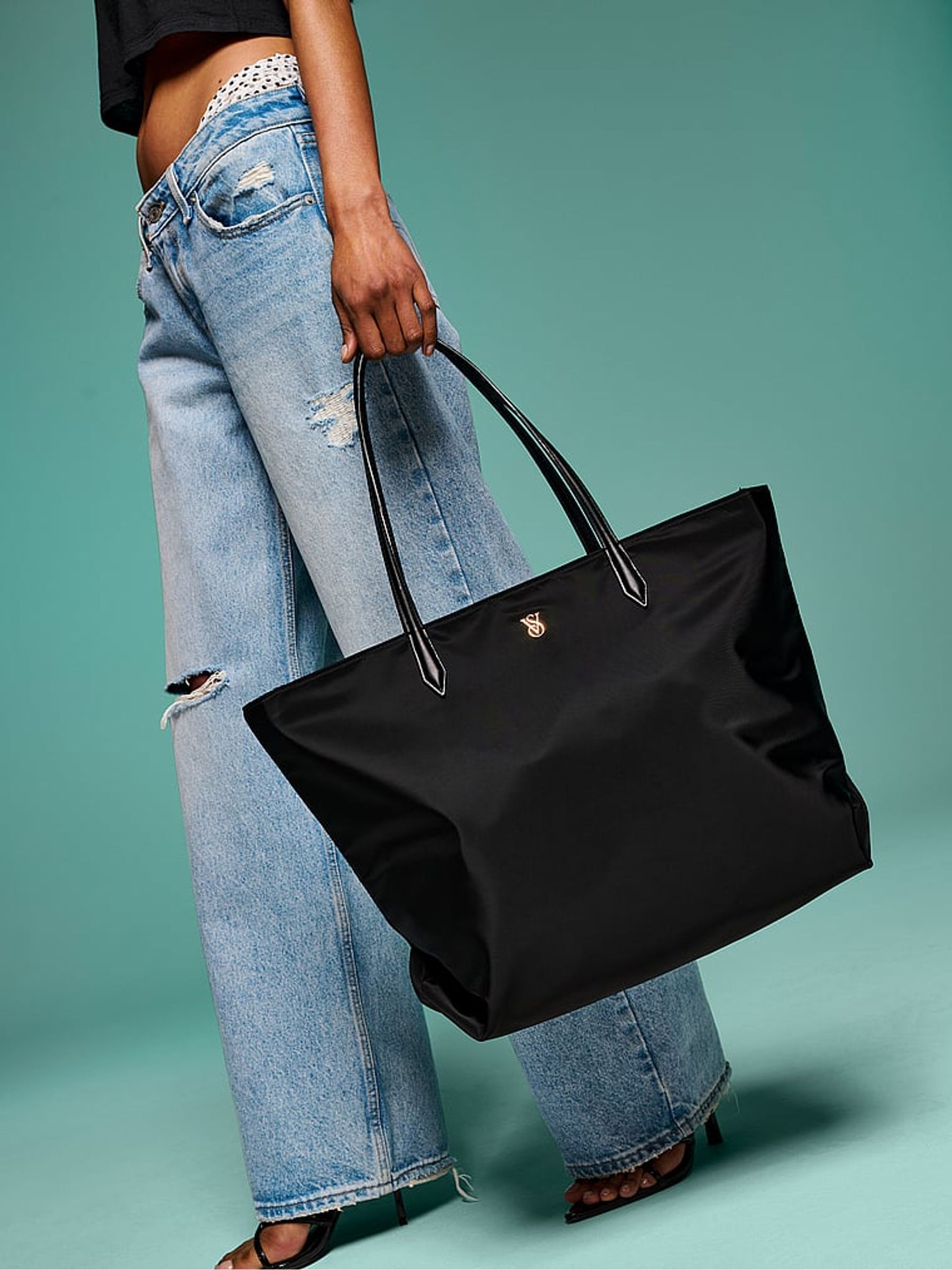 Black Tote Bag - Image 1 of 4