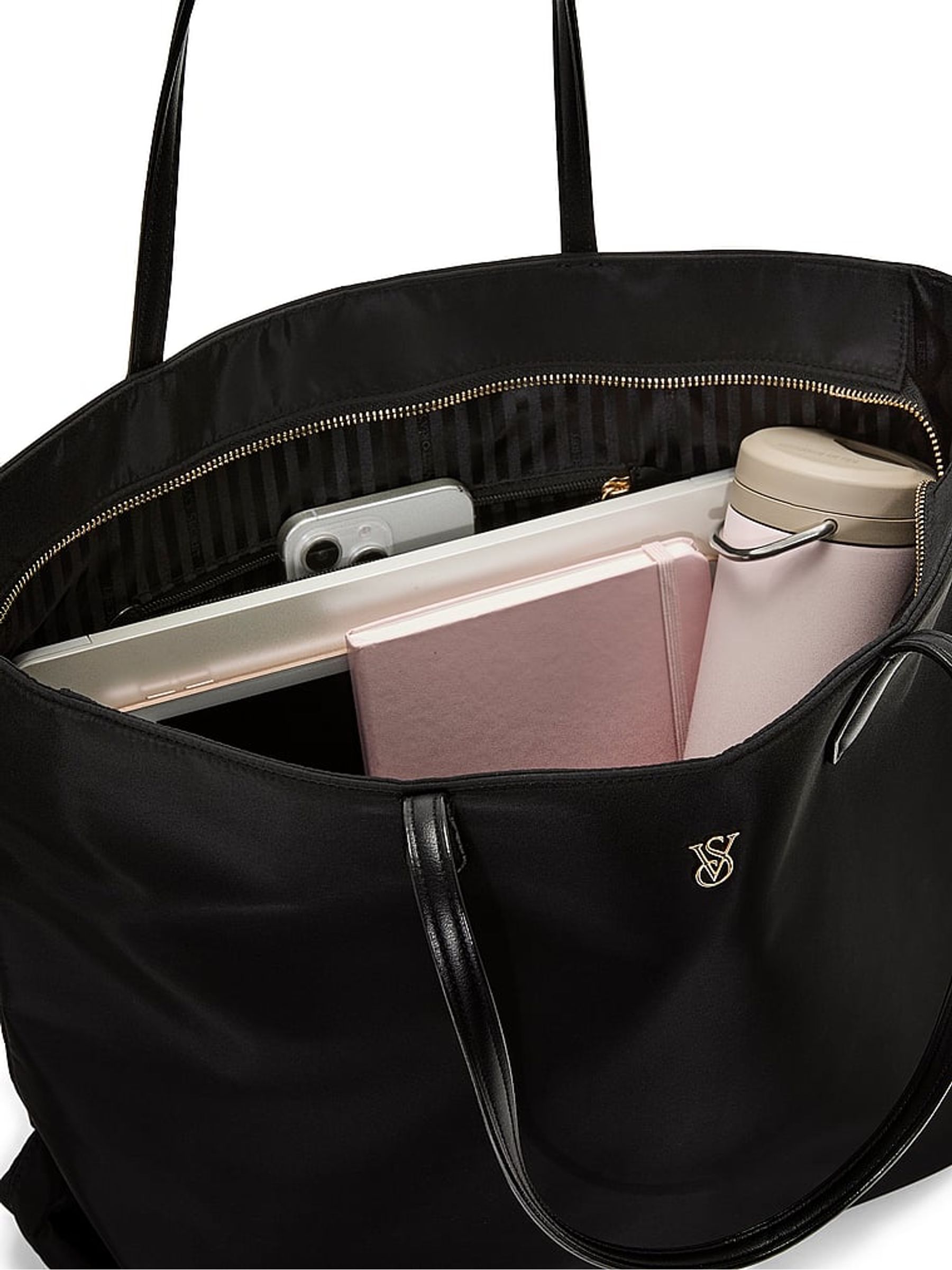 Black Tote Bag - Image 4 of 4 Black Tote Bag - Image 4 of 4