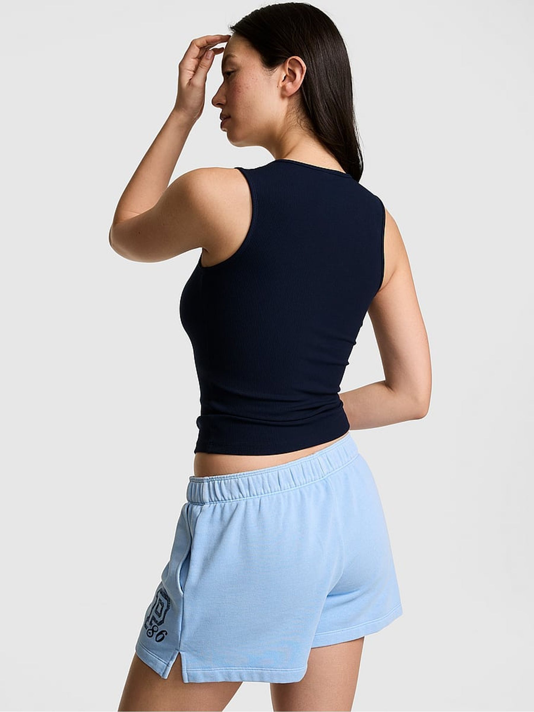 Blue Dancer Fleece Shorts - Image 2 of 2